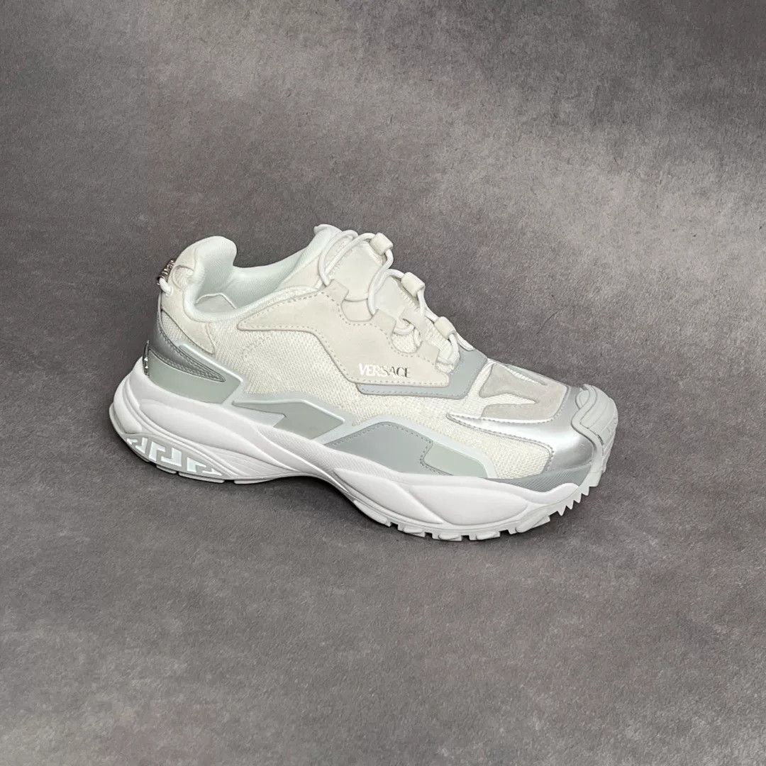 Versace Versace Casual White Lowtop Sneakers 9 Men Size US 9 / EU 42 - 4 Thumbnail