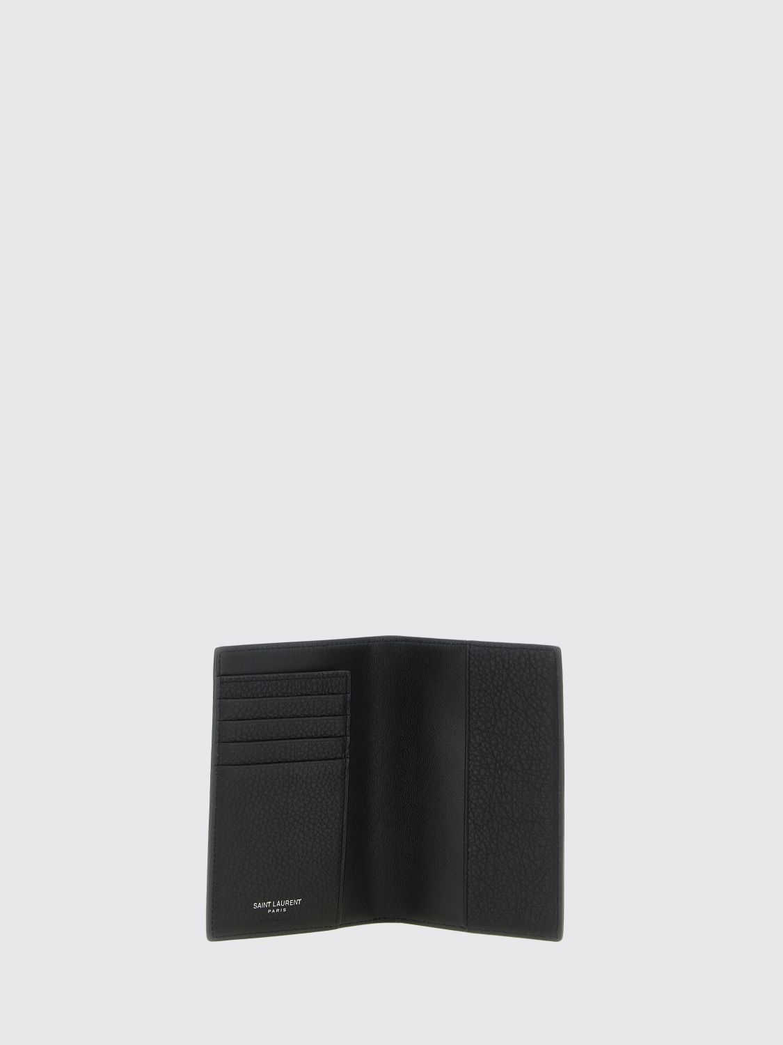 Saint Laurent Paris Saint Laurent Wallet Men Black Size ONE SIZE - 3 Thumbnail