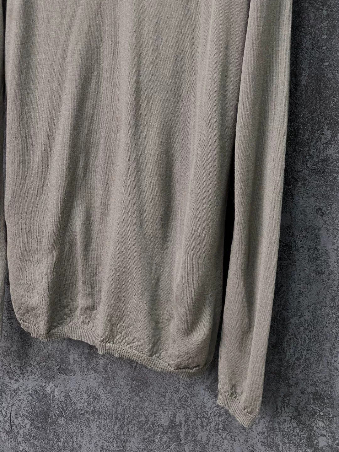 Rick Owens Rick Owens Gray Sweater l Men Size US L / EU 52-54 / 3 - 6 Thumbnail