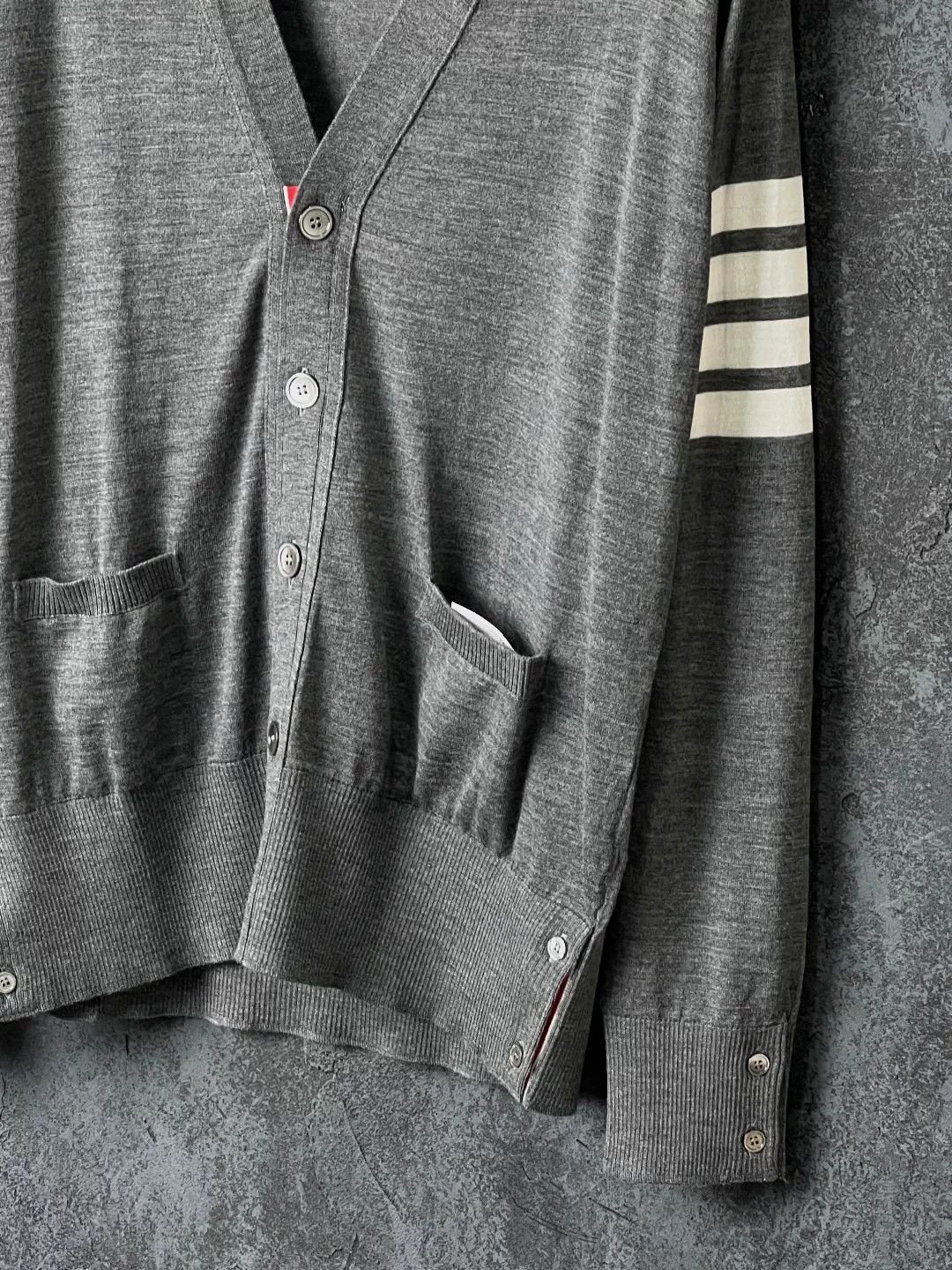 Thom Browne Thom Browne Knit Wool Brown Sweater l Men Size US L / EU 52-54 / 3 - 5 Thumbnail