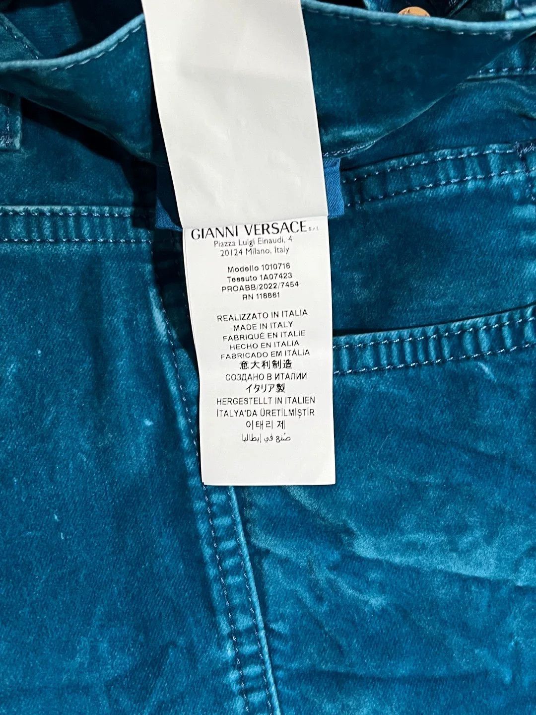 Versace Versace Casual Denim Blue Denim Jeans 34 Men Size US 34 / EU 50 - 9 Thumbnail
