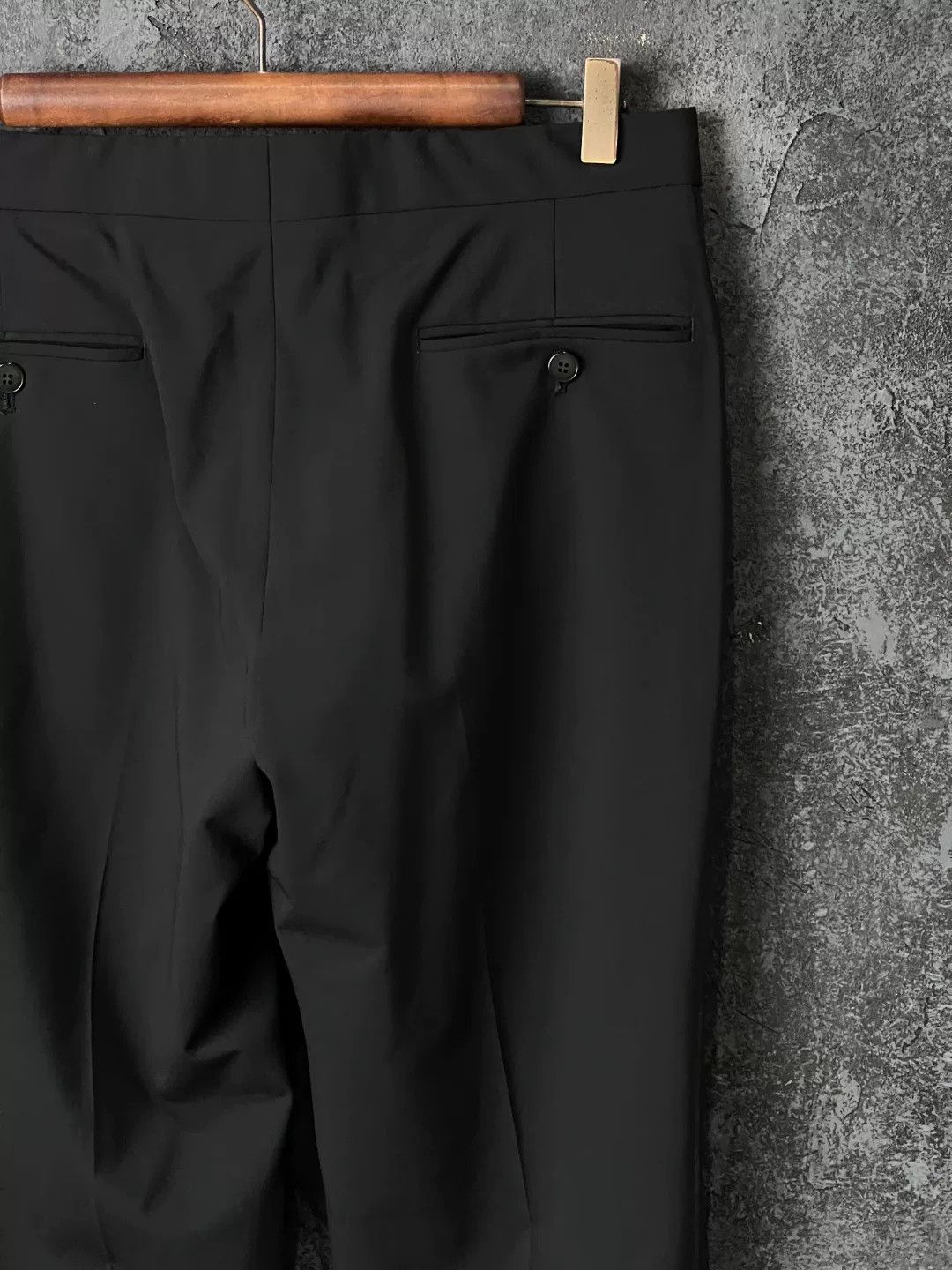 Armani Armani Formal Wool Black Suit 40r Men Size 40R - 8 Thumbnail