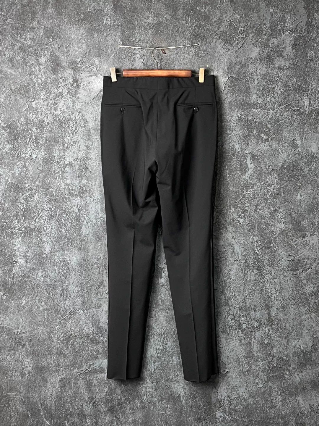 Armani Armani Formal Wool Black Suit 40r Men Size 40R - 6 Thumbnail