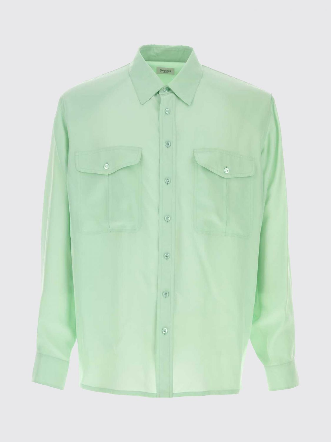 Saint Laurent Paris Saint Laurent Shirt Men Mint Size US L / EU 52-54 / 3 - 2 Thumbnail
