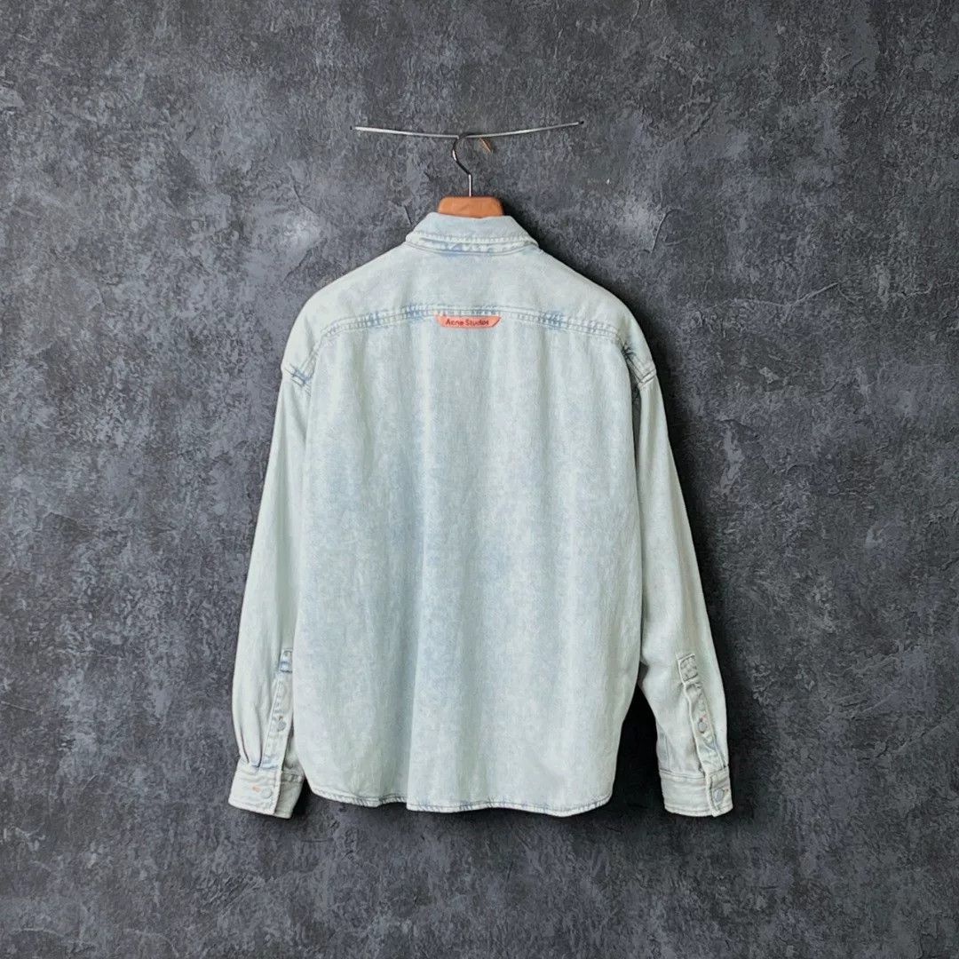 Acne Studios Acne Studios Denim Cotton Blue Shirt m Men Size US M / EU 48-50 / 2 - 2 Thumbnail