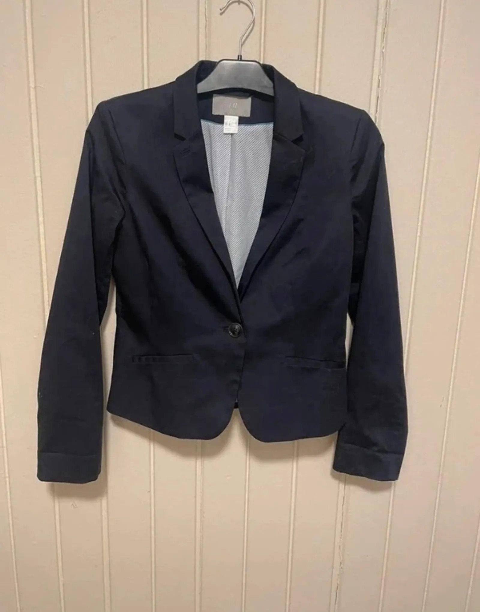 H&M H&M Mörkblå kavaj från H&M, strl 38 Blazer Size S / US 4 / IT 40 - 5 Thumbnail