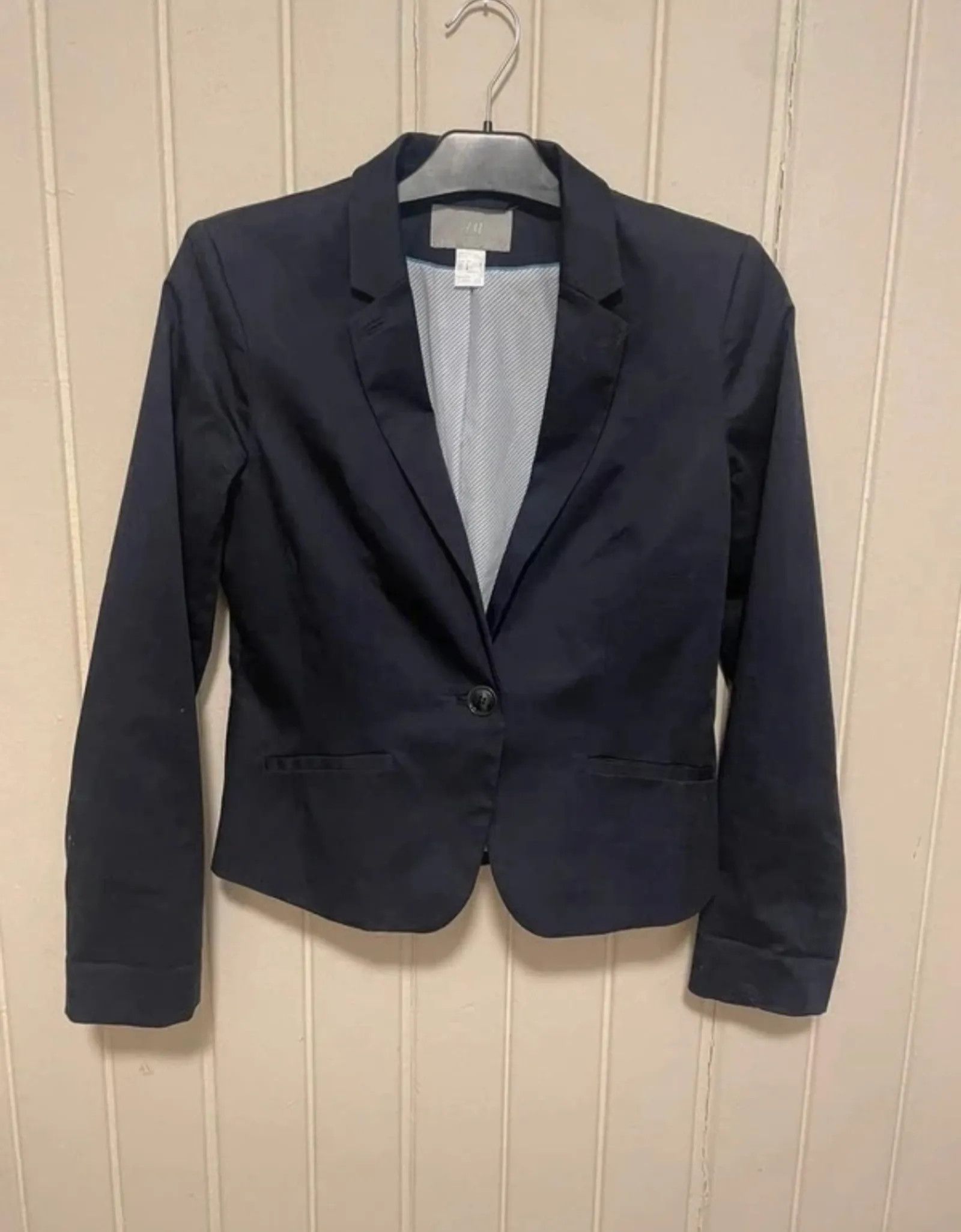 H&M H&M Mörkblå kavaj från H&M, strl 38 Blazer Size S / US 4 / IT 40 - 3 Thumbnail