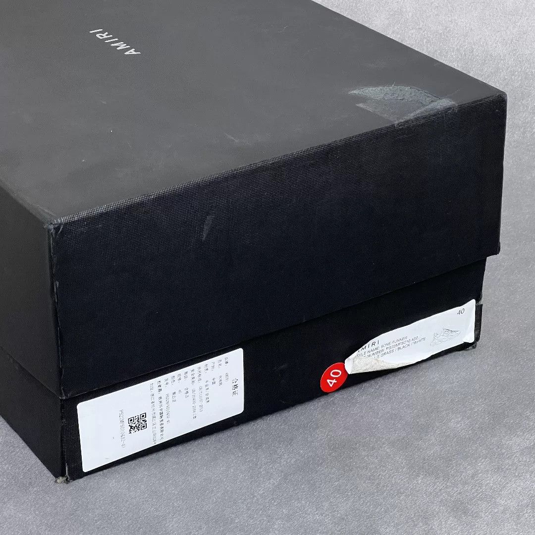 Amiri Amiri Casual Black Lowtop Sneakers 7 Men Size US 7 / EU 40 - 9 Thumbnail