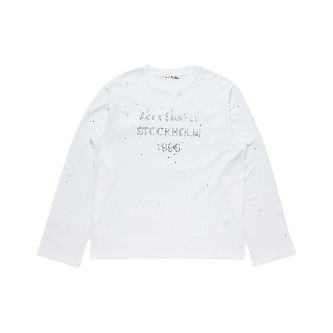 Acne Studios Acne Studios 1996 Rhinestone Long Sleeve T-Shirt XS Size US XS / EU 42 / 0 - 2 Thumbnail
