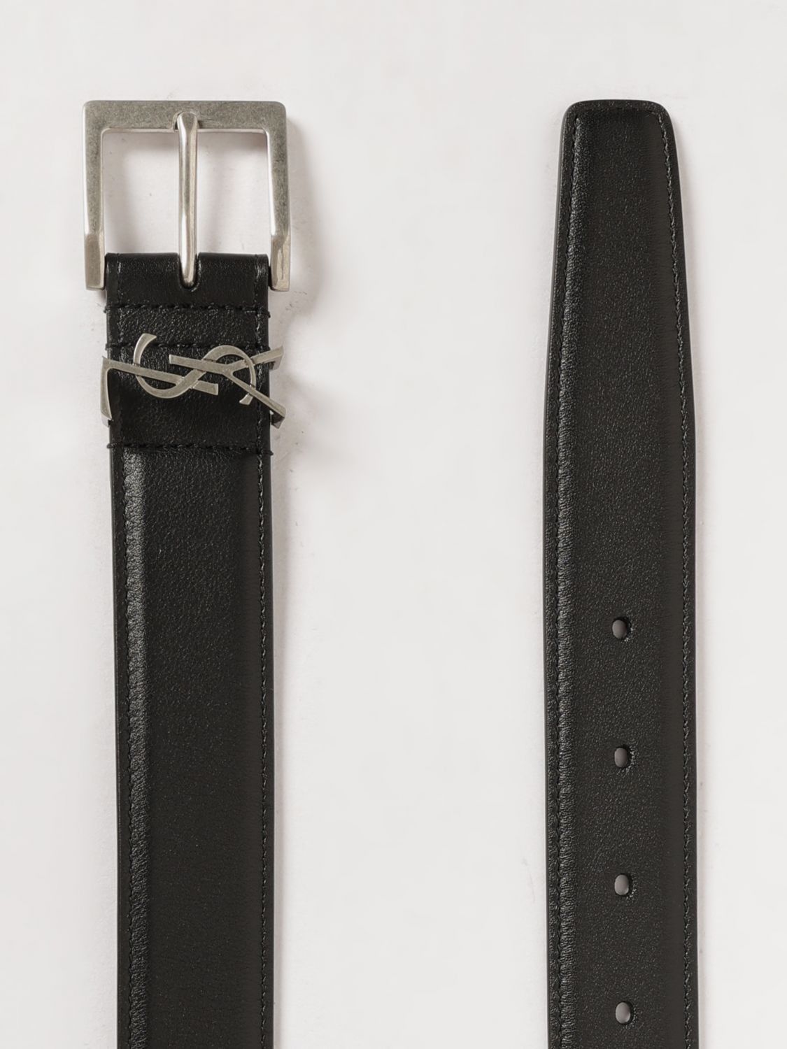 Saint Laurent Paris Saint Laurent Belt Men Black Size ONE SIZE - 2 Thumbnail