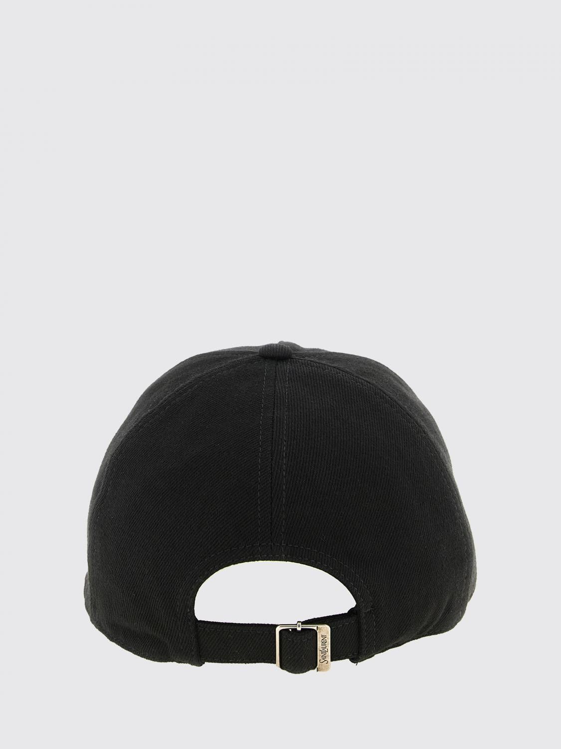 Saint Laurent Paris Saint Laurent Hat Men Black Size ONE SIZE - 3 Thumbnail