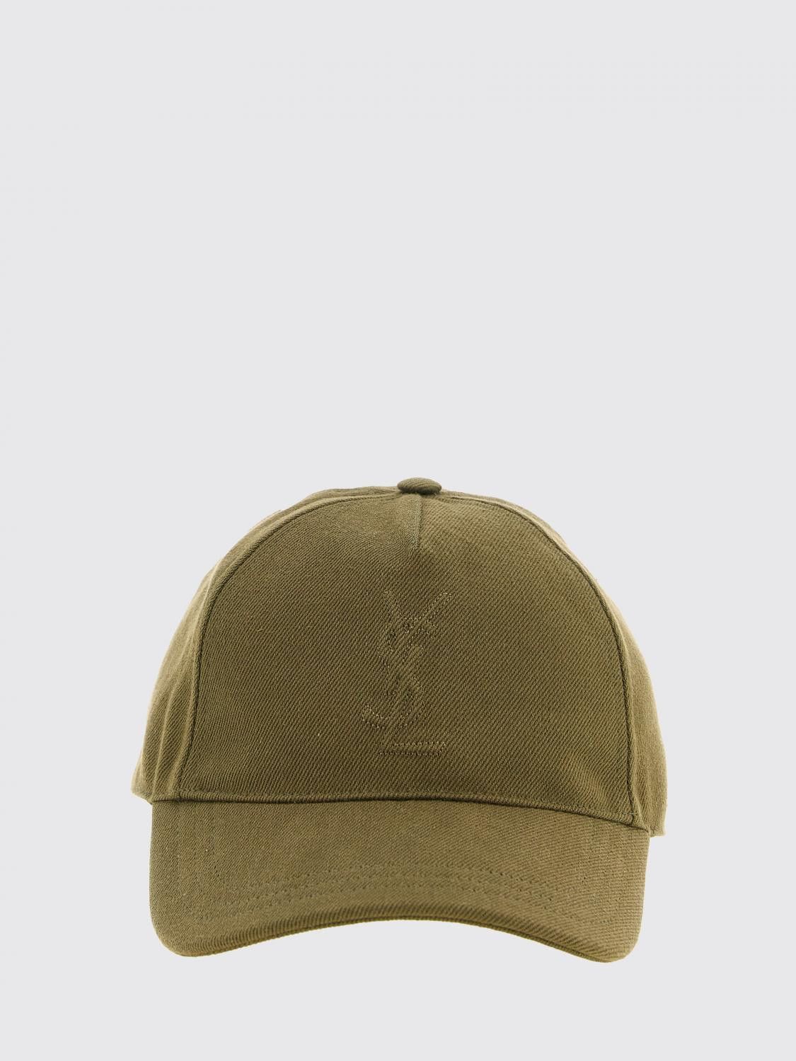 Saint Laurent Paris Saint Laurent Hat Men Kaki Size ONE SIZE - 2 Thumbnail