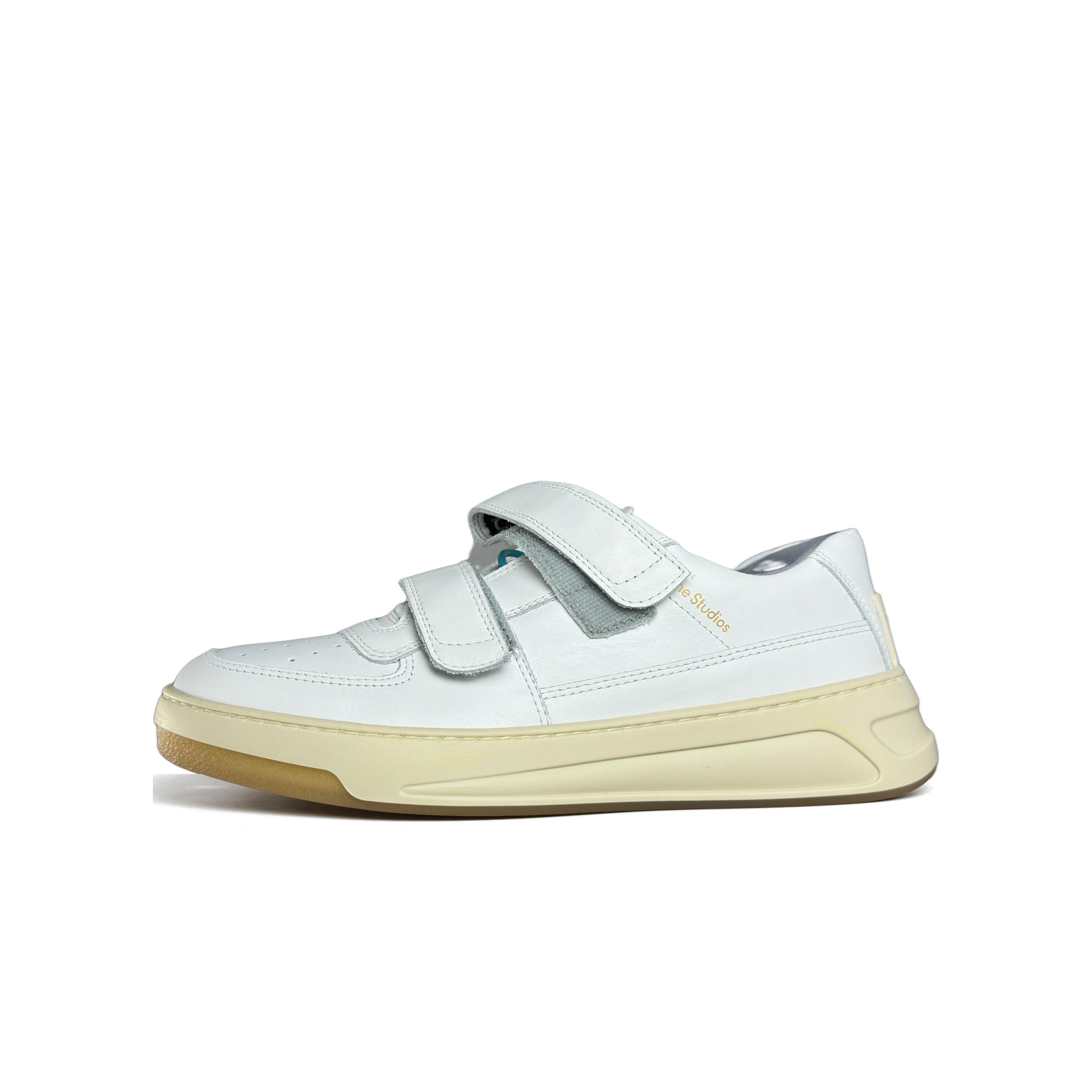 Acne Studios Acne Studios White Velcro Low-Top Sneakers 40 Size US 7 / EU 40 - 2 Thumbnail