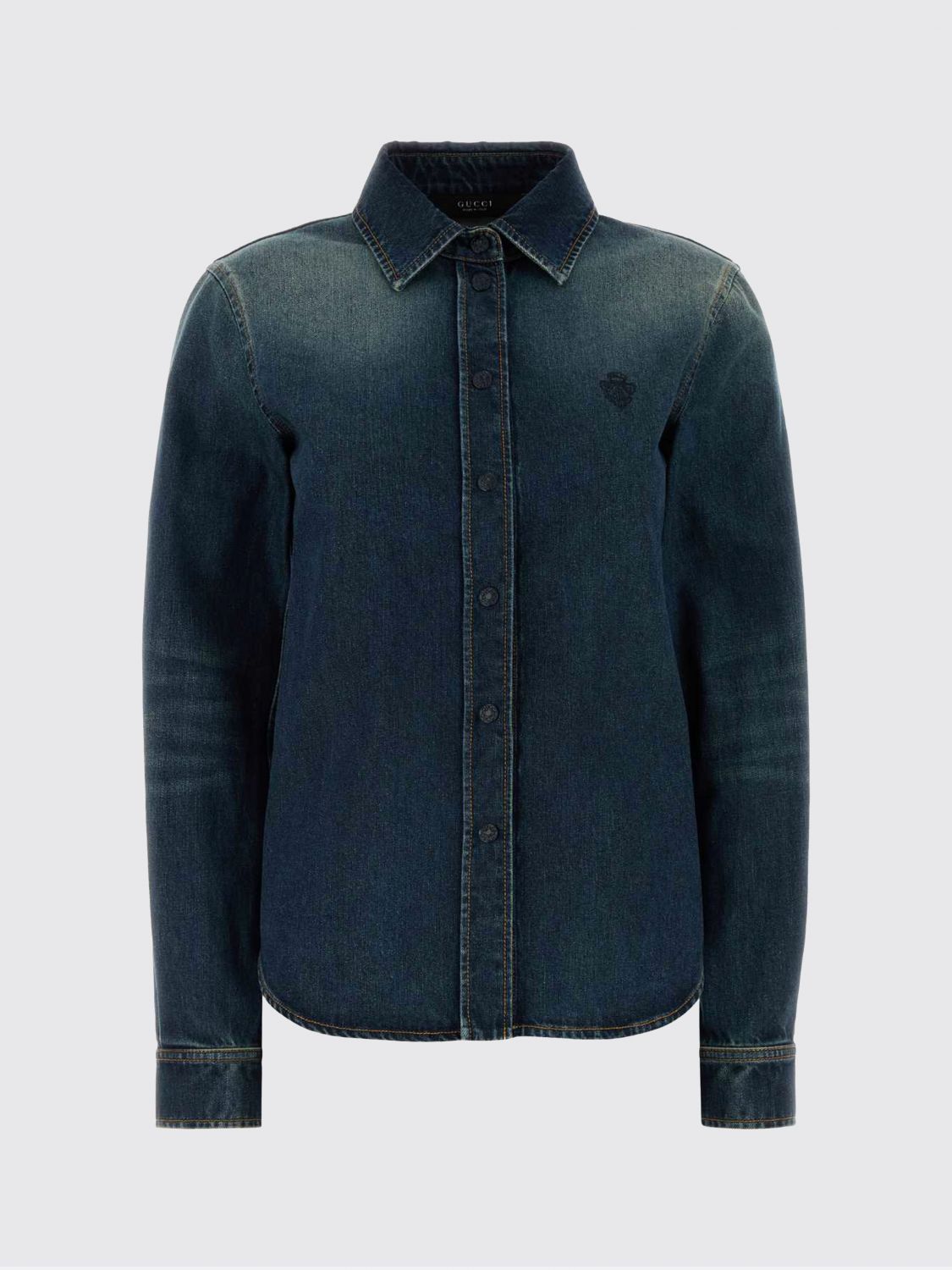 Gucci Gucci Shirt Woman Blue Size M / US 6-8 / IT 42-44 - 2 Thumbnail