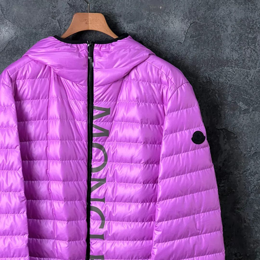 Moncler Moncler Down Purple Heavy Coat l Men Size US L / EU 52-54 / 3 - 3 Thumbnail
