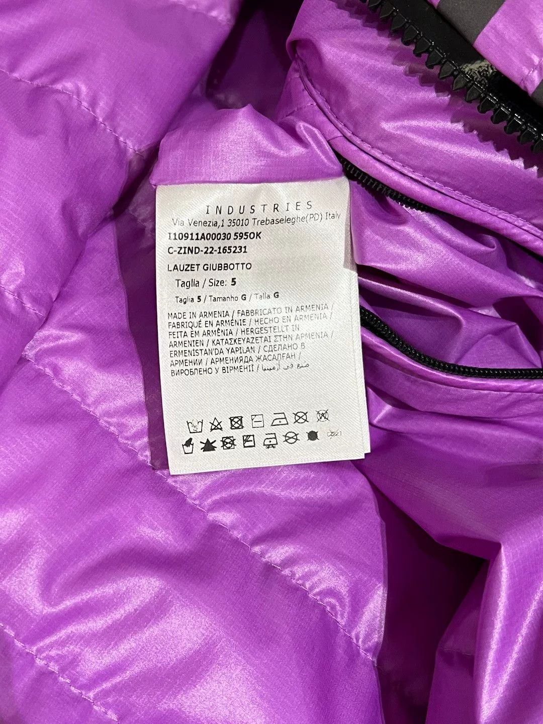 Moncler Moncler Down Purple Heavy Coat l Men Size US L / EU 52-54 / 3 - 7 Thumbnail