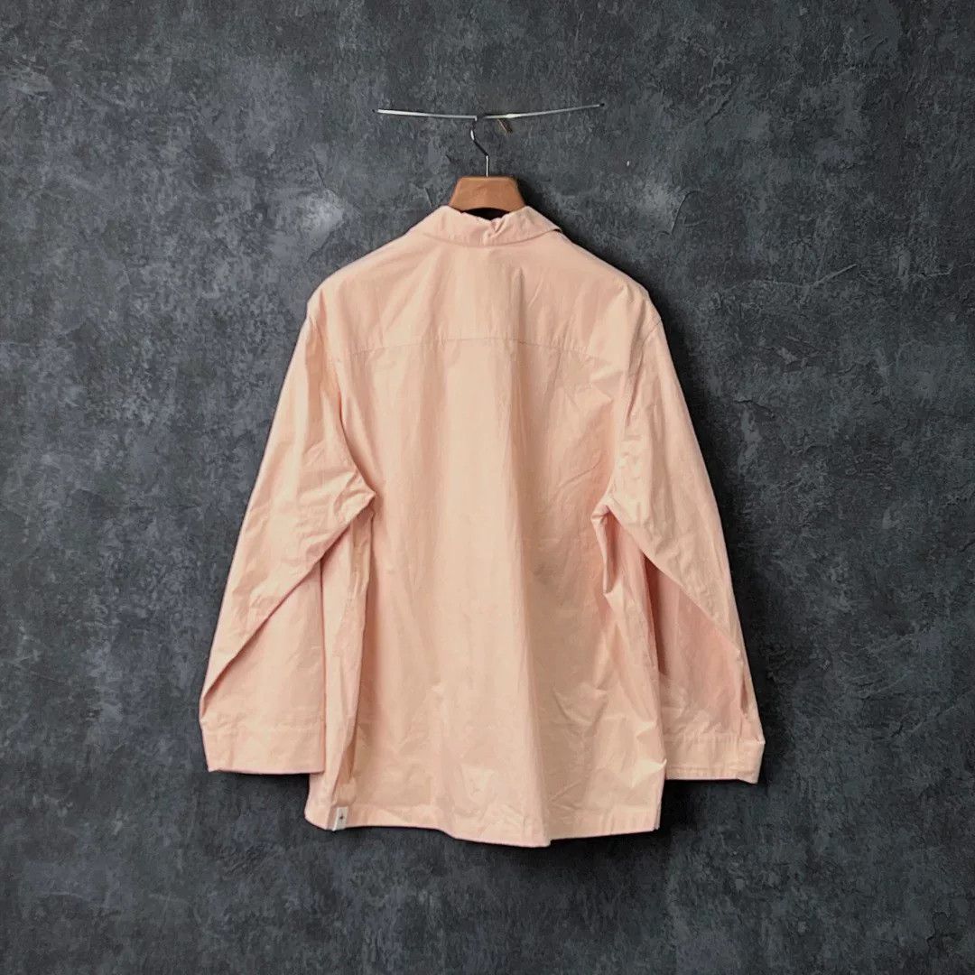 Jil Sander Jil Sander Cotton Pink Shirt m Men Size US M / EU 48-50 / 2 - 2 Thumbnail