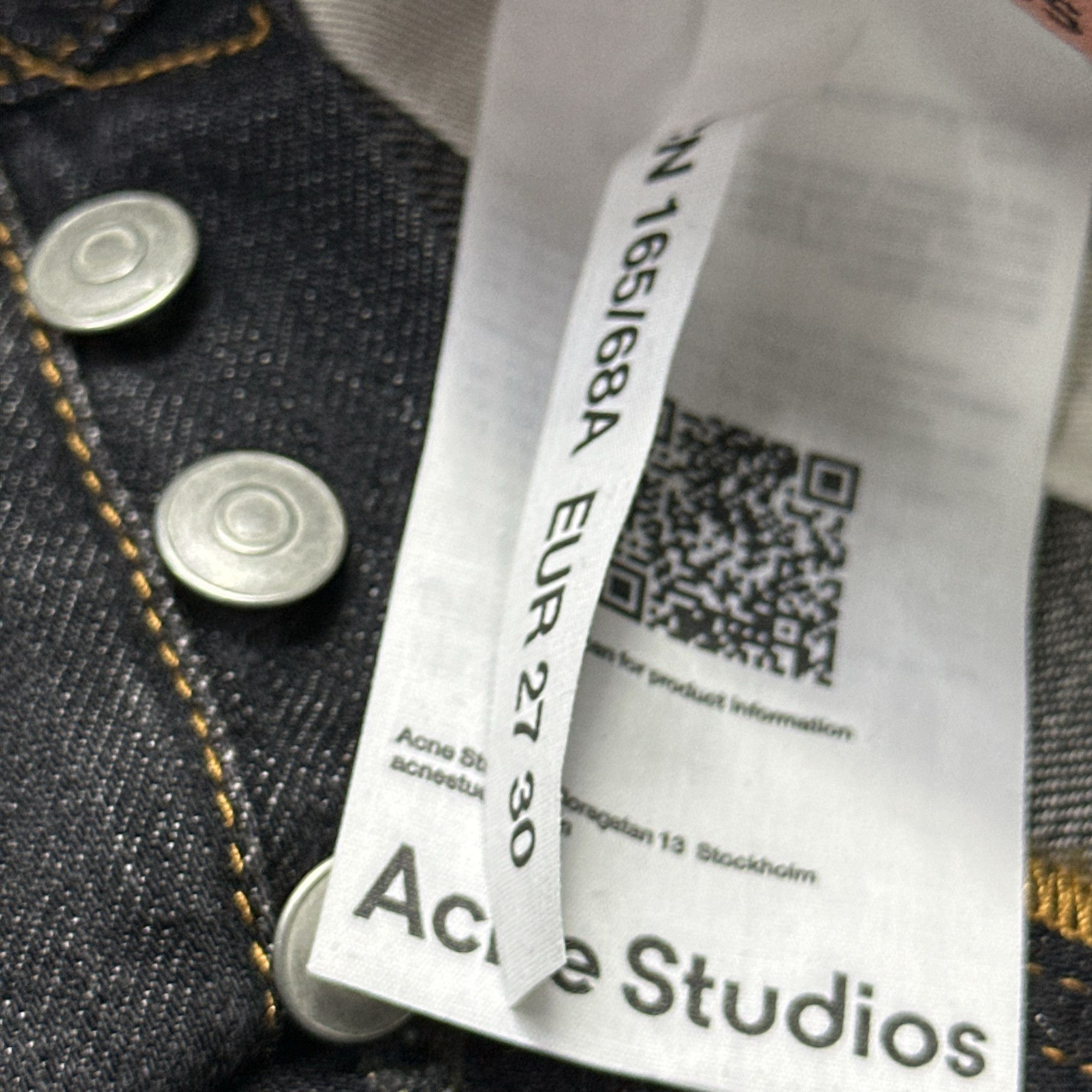 Acne Studios Acne Studios 2006F Splatter Wide Leg Jeans 27 Size 27" / US 4 / IT 40 - 4 Thumbnail