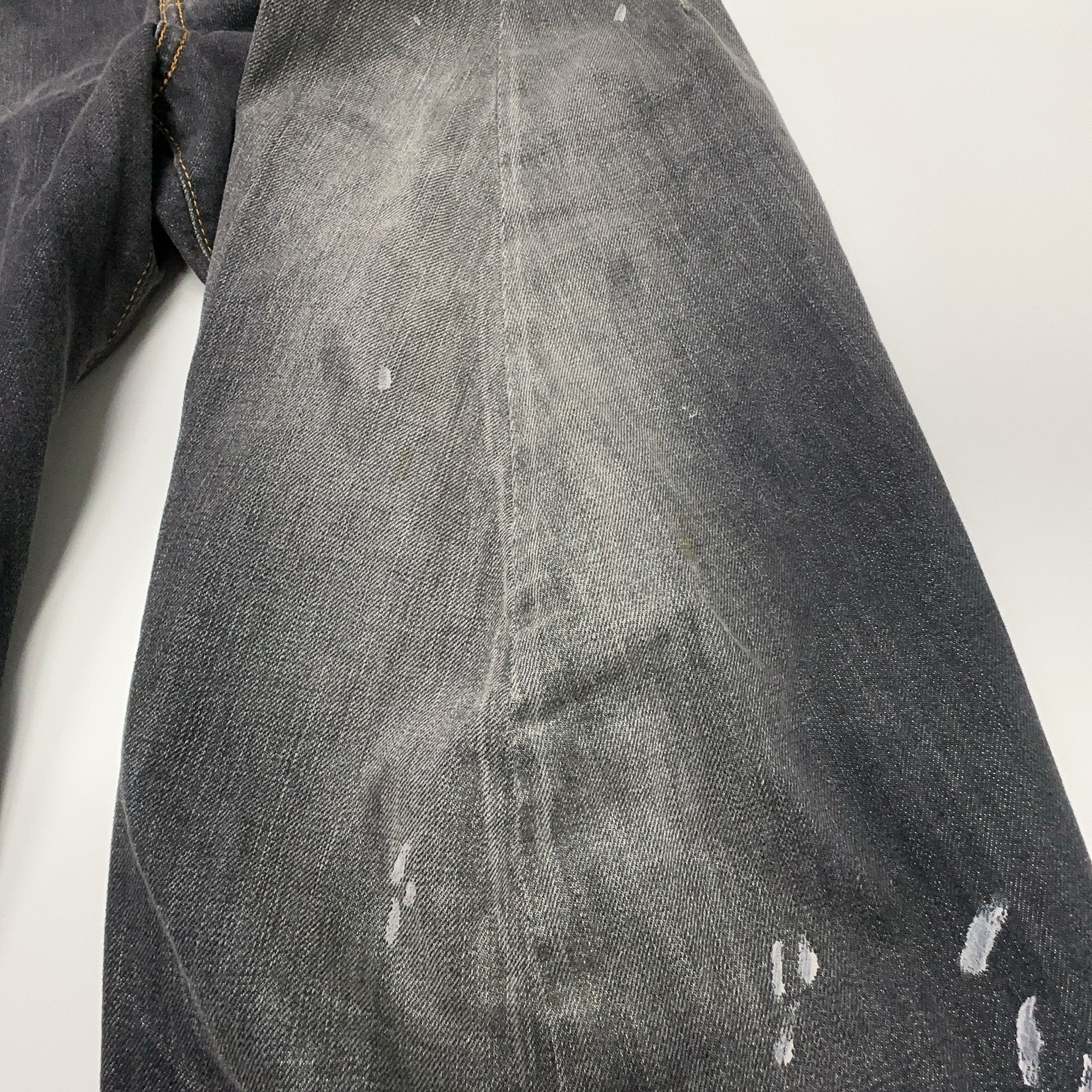 Acne Studios Acne Studios 2006F Splatter Wide Leg Jeans 27 Size 27" / US 4 / IT 40 - 6 Thumbnail