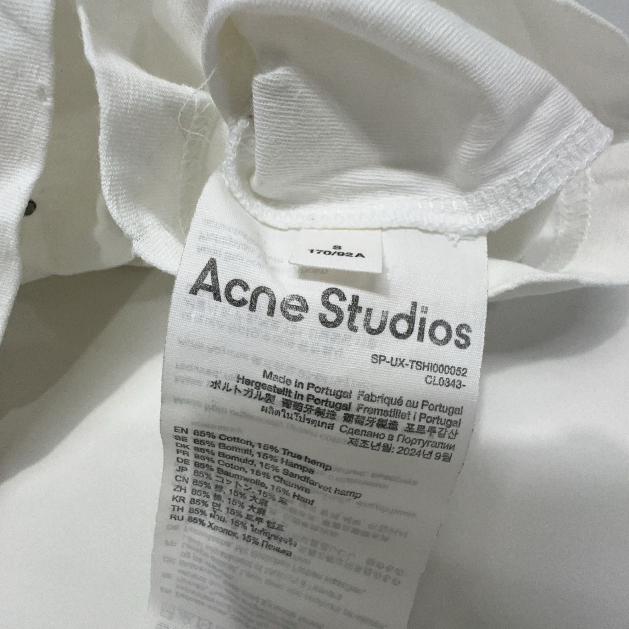 Acne Studios Acne Studios Spray Print Long Sleeve T-Shirt S Size US S / EU 44-46 / 1 - 4 Thumbnail