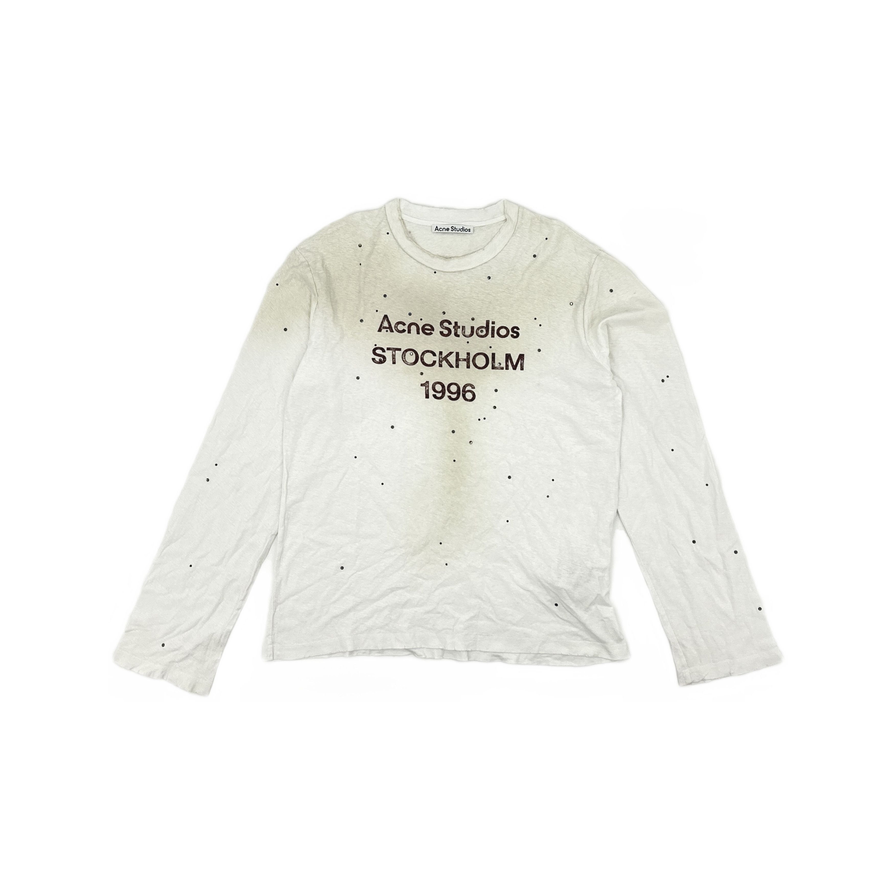 Acne Studios Acne Studios Spray Print Long Sleeve T-Shirt S Size US S / EU 44-46 / 1 - 2 Thumbnail