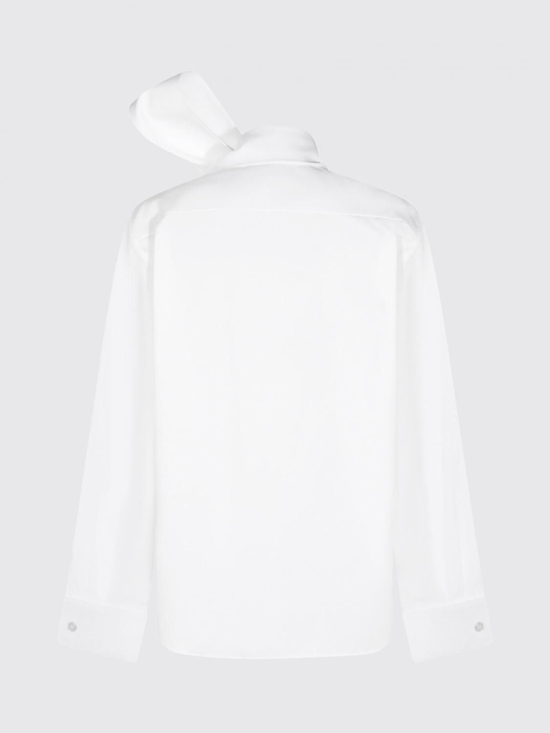 Saint Laurent Paris Saint Laurent Shirt Woman White Size XS / US 0-2 / IT 36-38 - 3 Thumbnail
