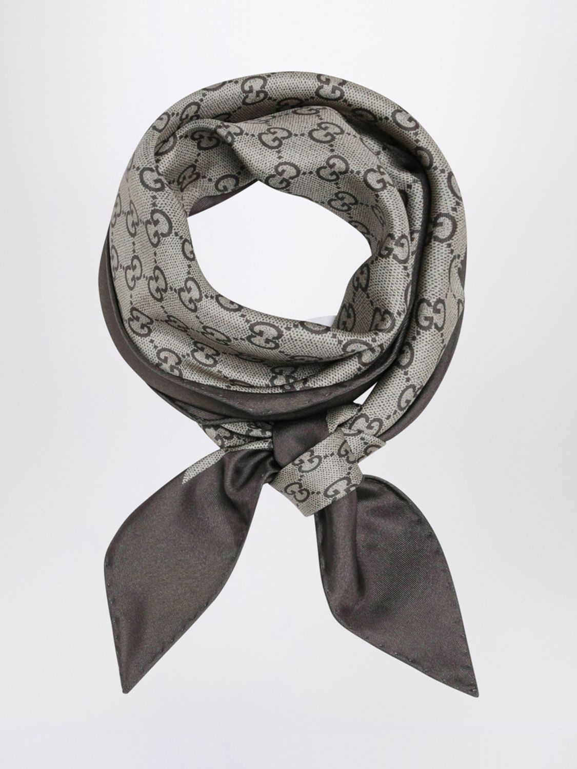 Gucci Gucci Neck Scarf Woman Kaki Size ONE SIZE - 2 Thumbnail
