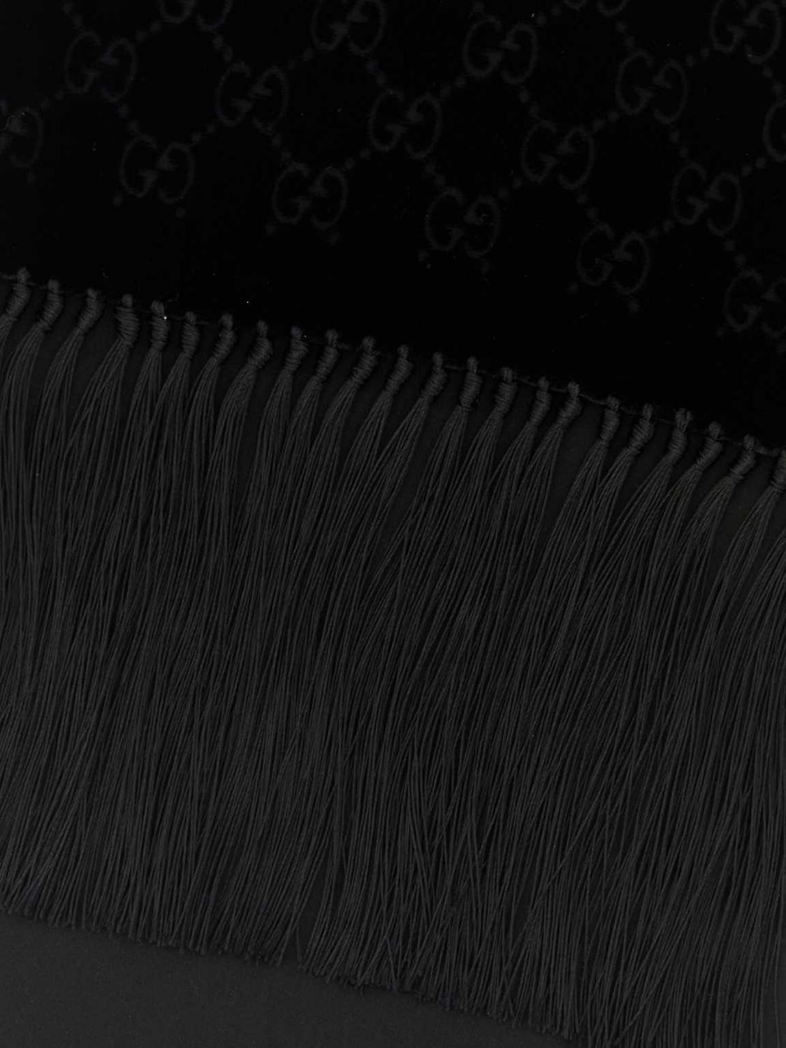 Gucci Gucci Scarf Men Black Size ONE SIZE - 2 Thumbnail