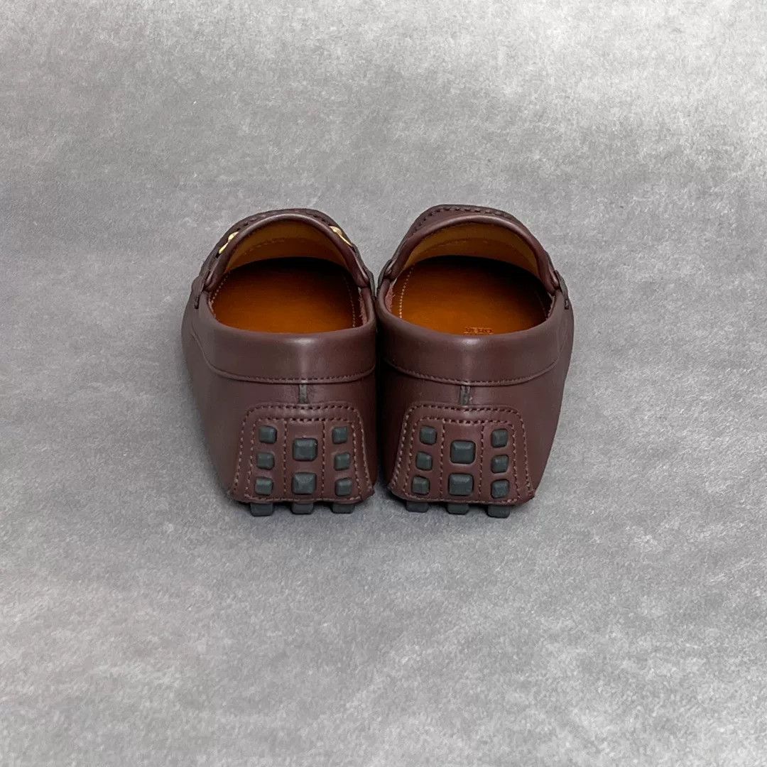 Gucci Gucci Leather Brown Lowtop Sneakers 12 Men Size US 12 / EU 45 - 8 Thumbnail