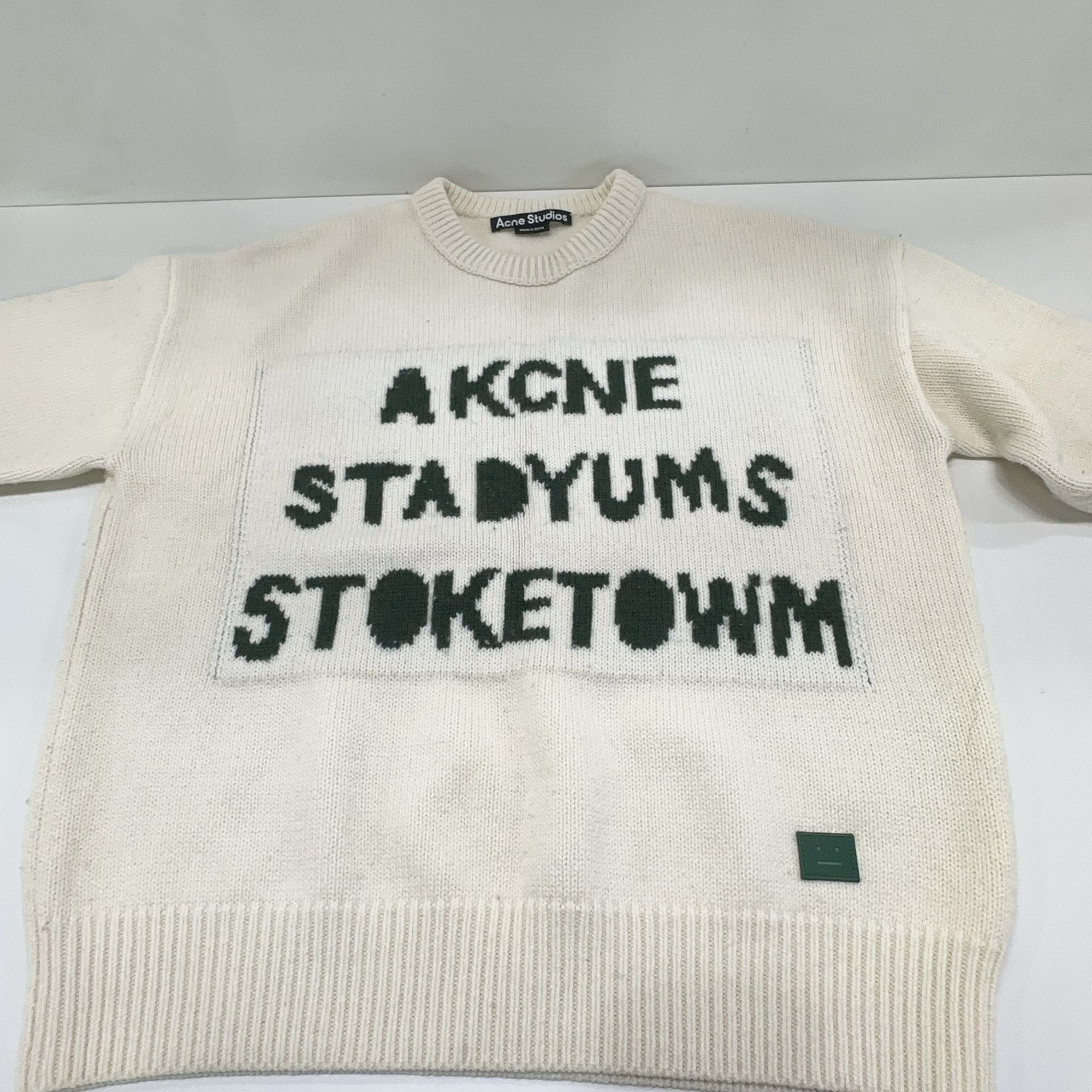 Acne Studios Acne Studios FW21 Intarsia Wool Sweater XS Size US XS / EU 42 / 0 - 8 Thumbnail