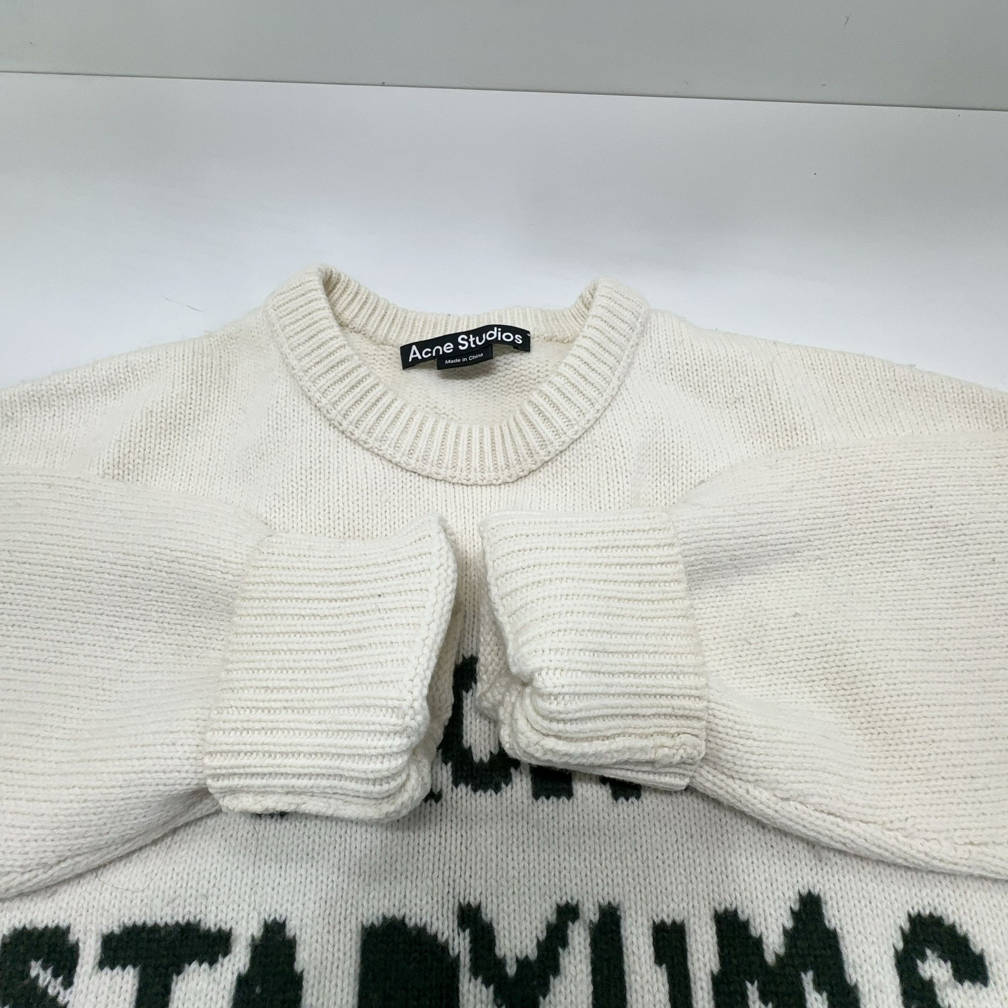 Acne Studios Acne Studios FW21 Intarsia Wool Sweater XS Size US XS / EU 42 / 0 - 6 Thumbnail