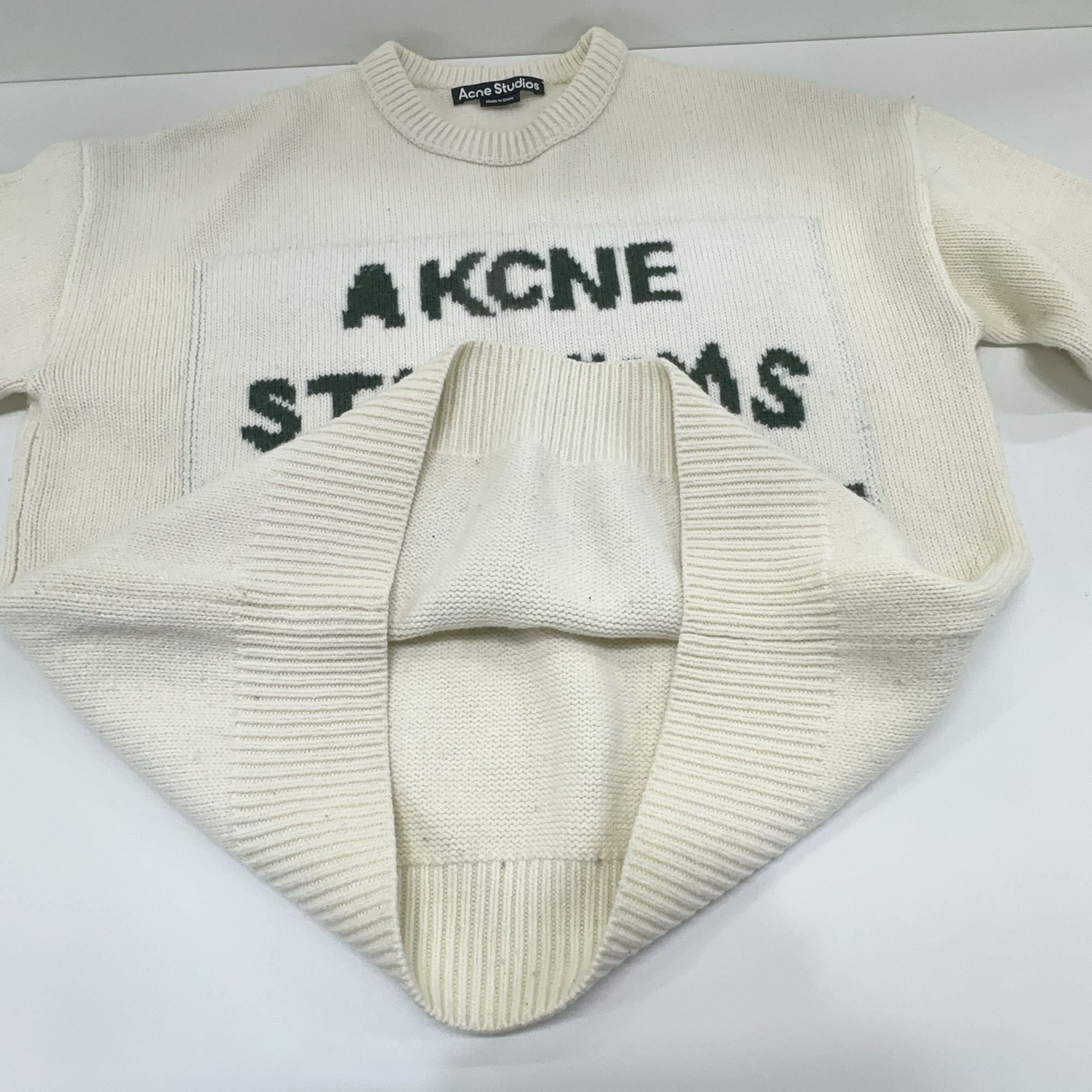 Acne Studios Acne Studios FW21 Intarsia Wool Sweater XS Size US XS / EU 42 / 0 - 9 Thumbnail