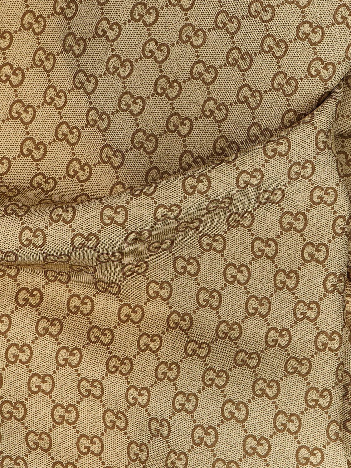 Gucci Gucci Neck Scarf Woman Beige Size ONE SIZE - 3 Thumbnail
