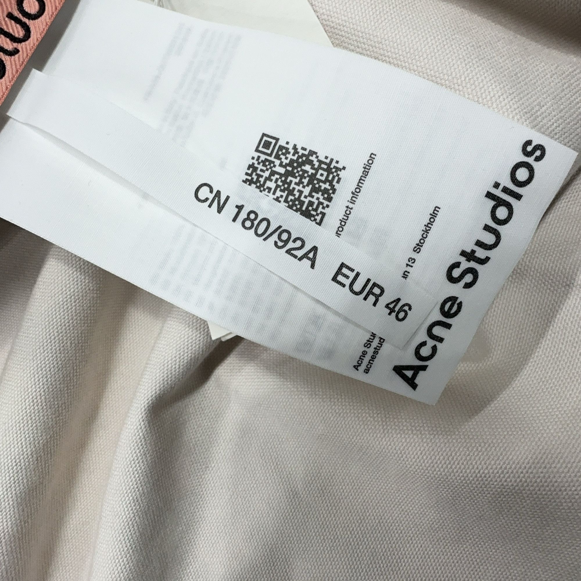 Acne Studios Acne Studios Painted Distressed Denim Jacket 46 Size US S / EU 44-46 / 1 - 5 Thumbnail