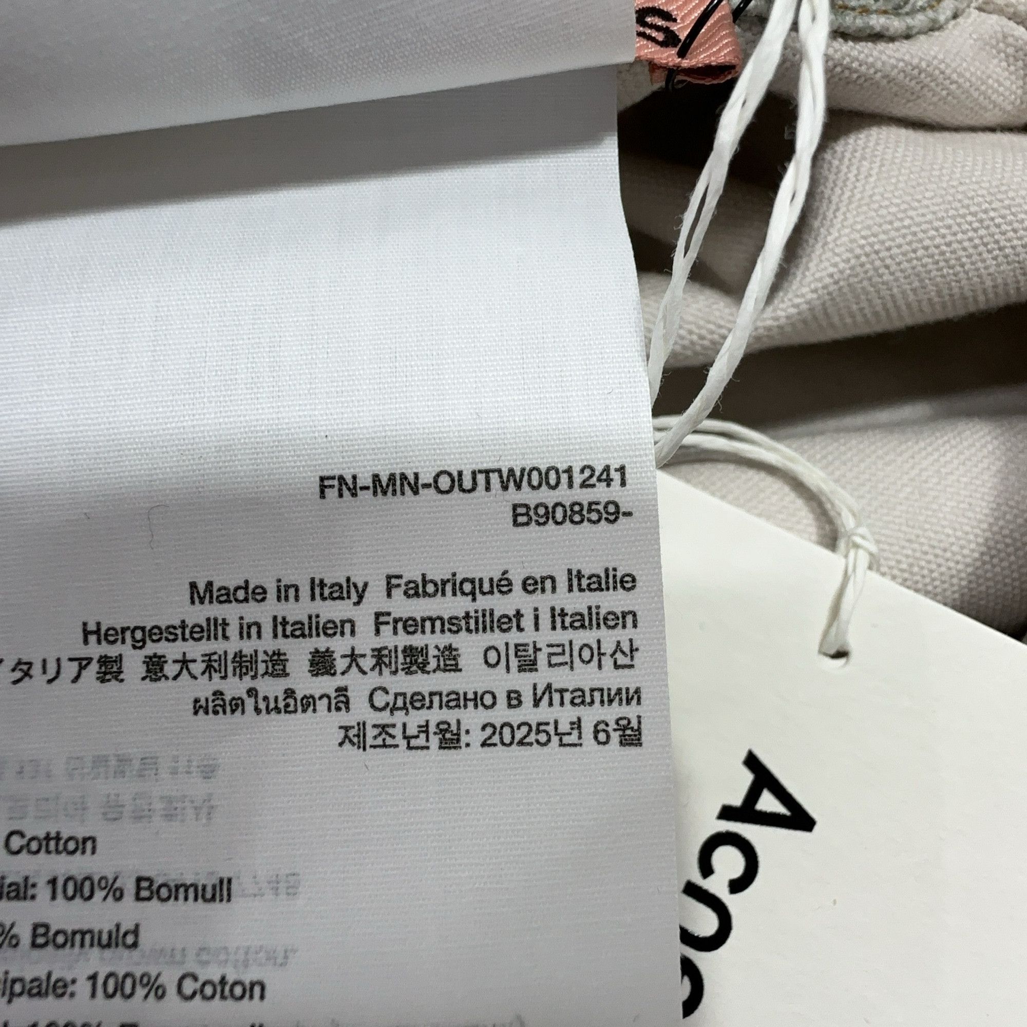 Acne Studios Acne Studios Painted Distressed Denim Jacket 46 Size US S / EU 44-46 / 1 - 6 Thumbnail