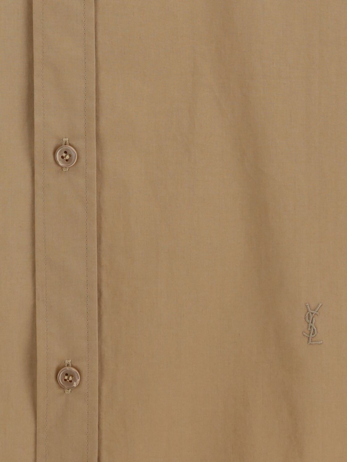 Saint Laurent Paris Saint Laurent Shirt Woman Brown Size XS / US 0-2 / IT 36-38 - 4 Thumbnail