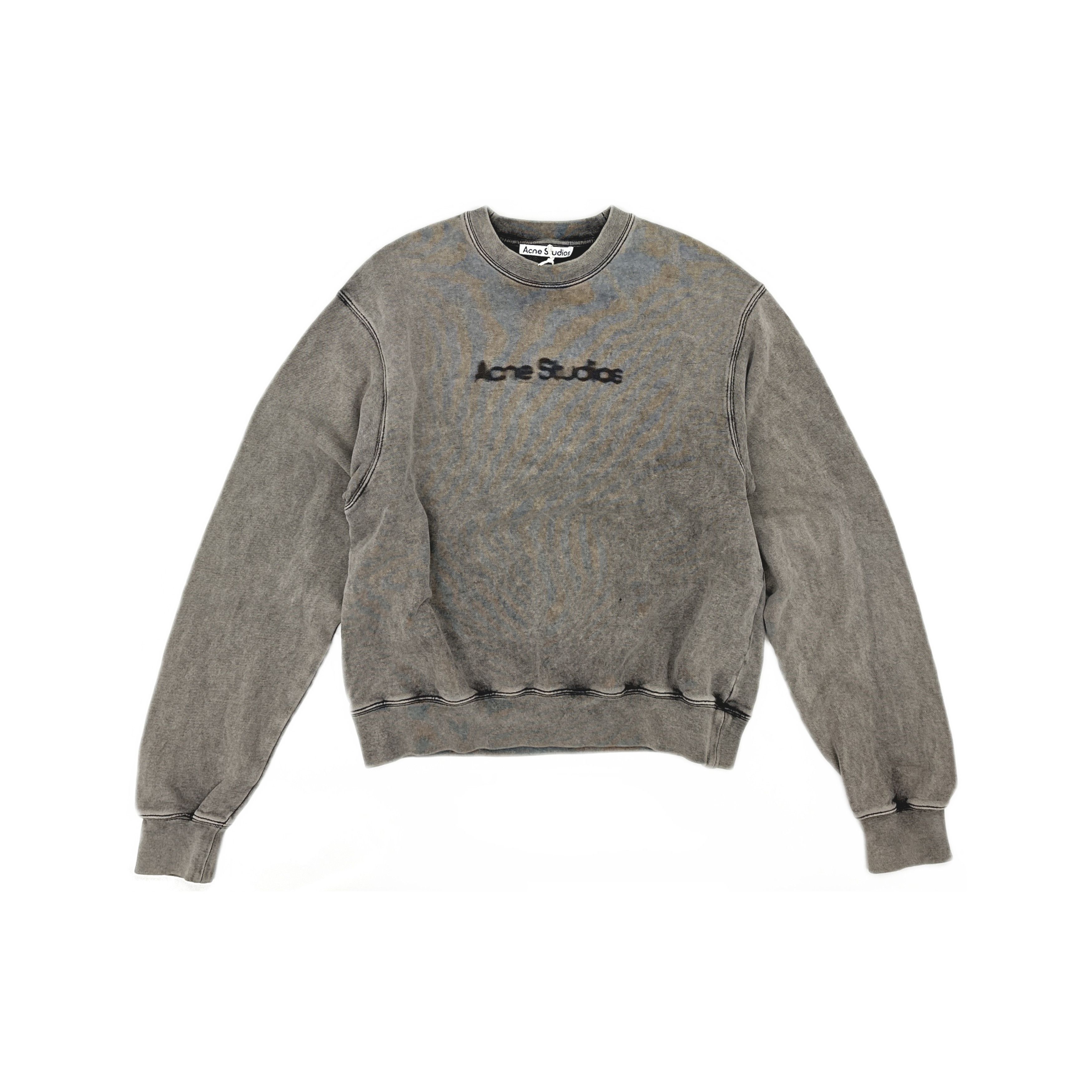 Acne Studios Acne Studios Blurred Logo Faded Sweatshirt XXS Size XXS / US 00 / IT 34 - 2 Thumbnail