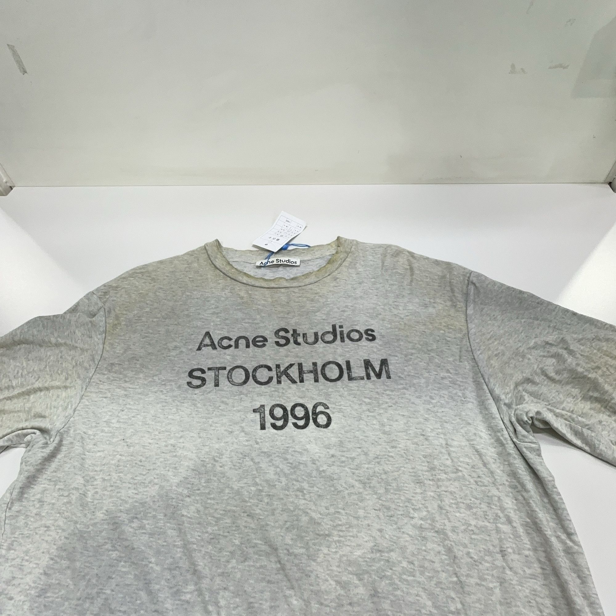 Acne Studios Acne Studios Stockholm 1996 Logo T-Shirt M Size US M / EU 48-50 / 2 - 6 Thumbnail