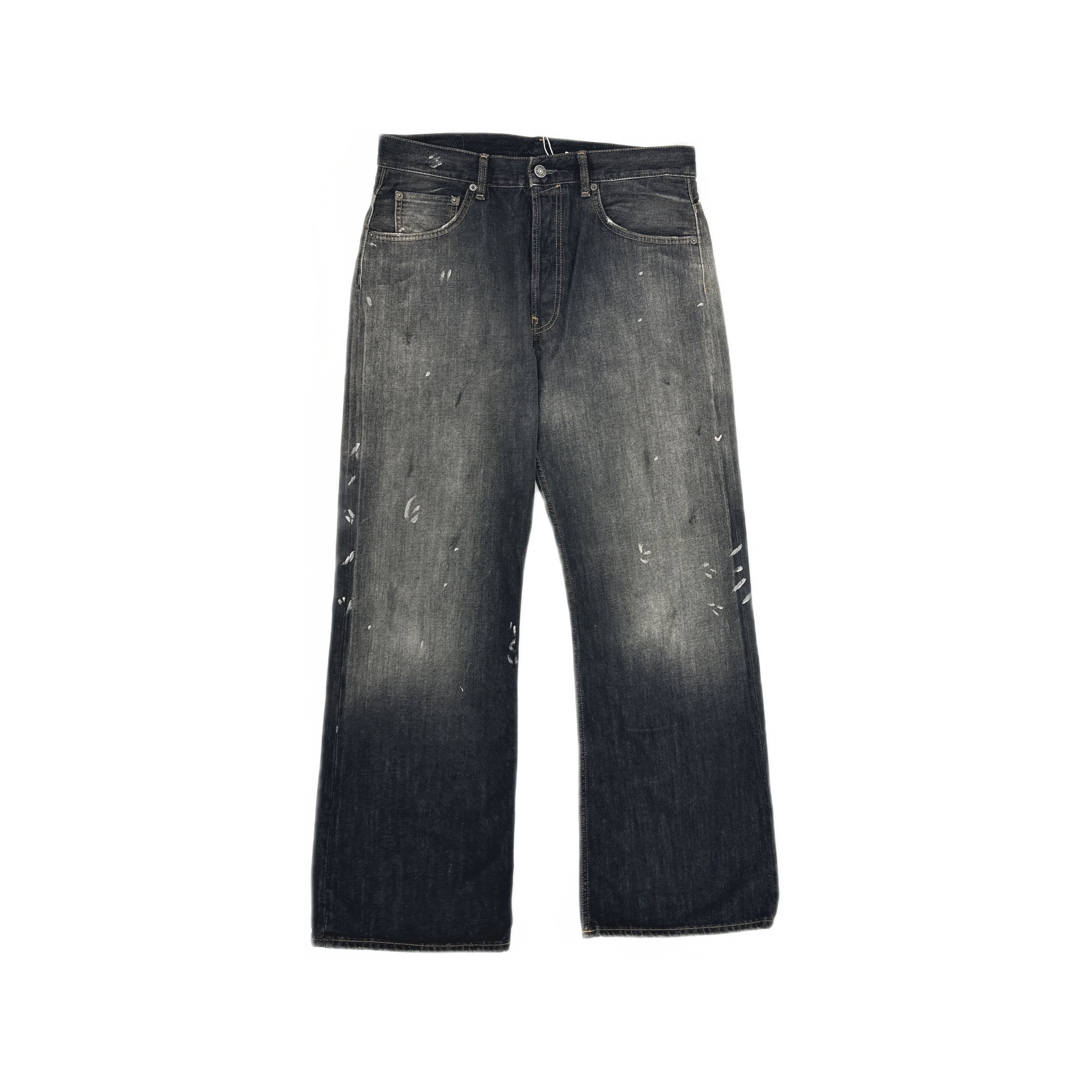Acne Studios Acne Studios Washed Black 2021M Wide Leg Jeans 33/32 Size US 32 / EU 48 - 2 Thumbnail