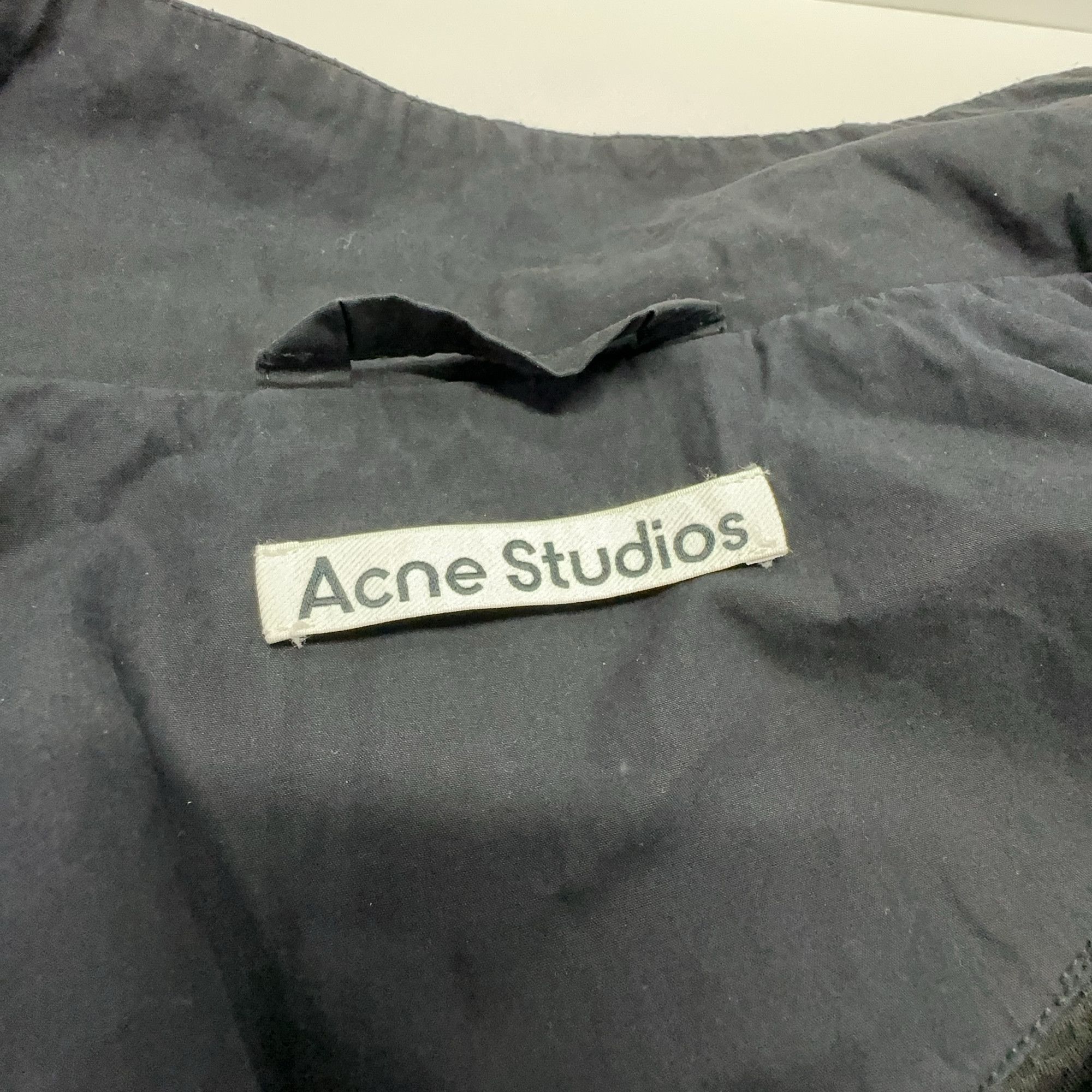 Acne Studios Acne Studios Washed Logo Zip Jacket Size 54 Size US L / EU 52-54 / 3 - 4 Thumbnail