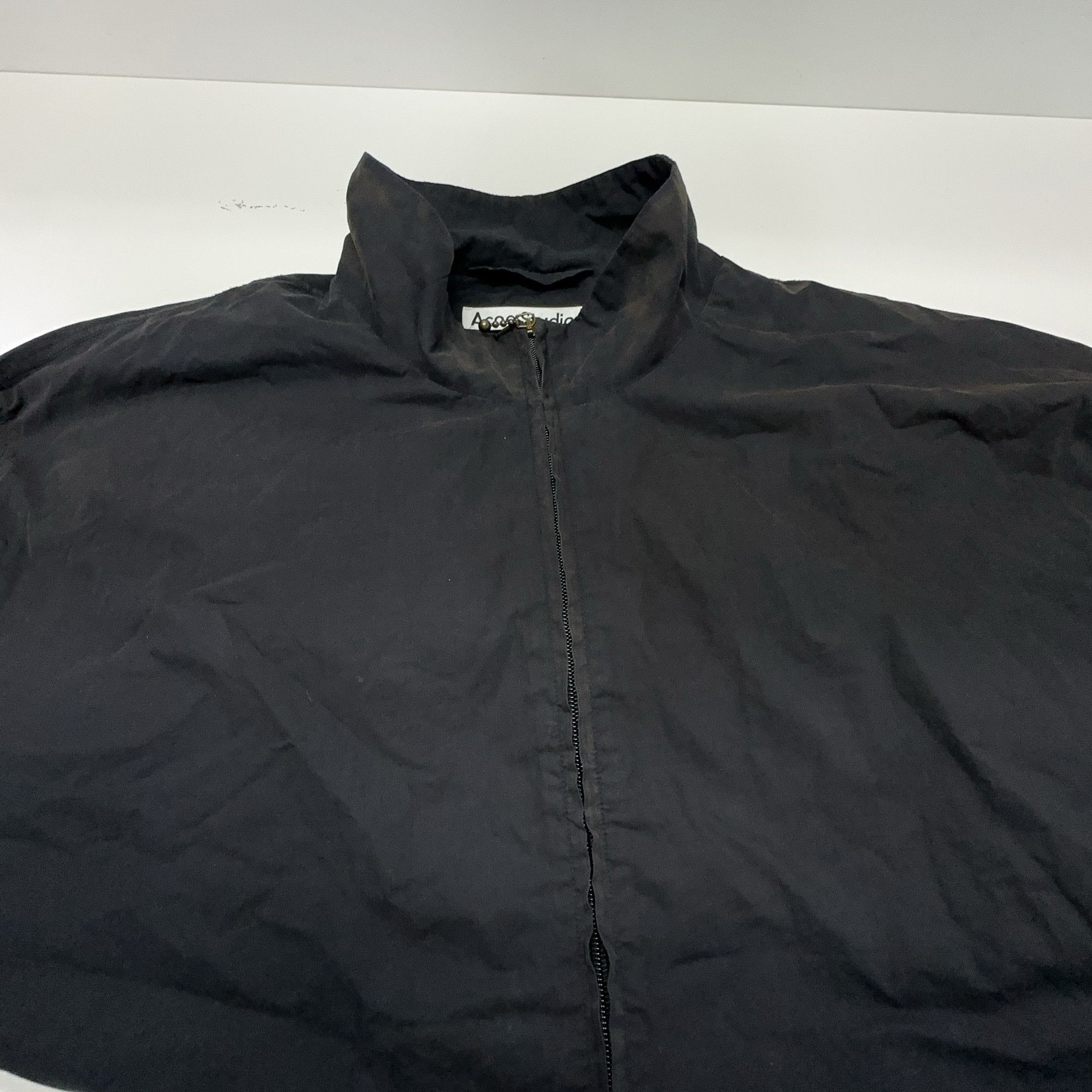 Acne Studios Acne Studios Washed Logo Zip Jacket Size 54 Size US L / EU 52-54 / 3 - 6 Thumbnail