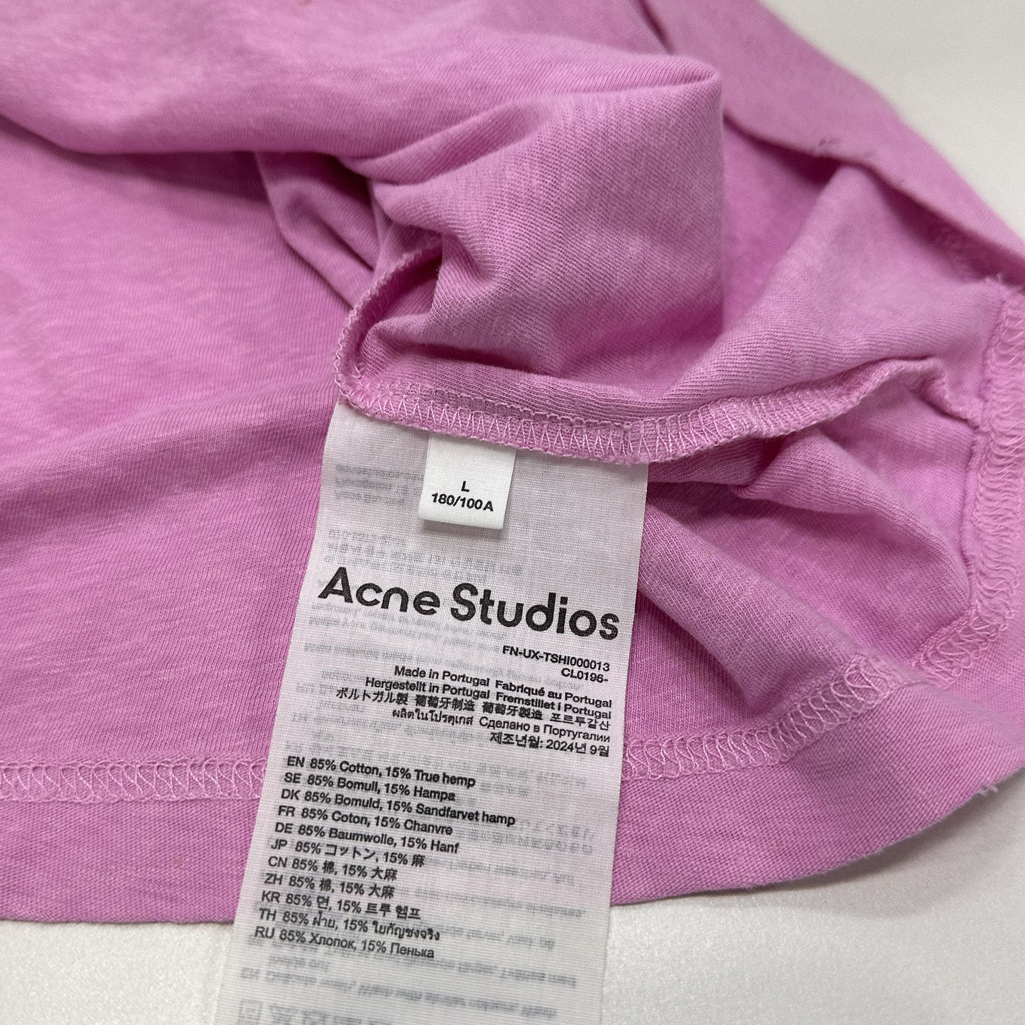 Acne Studios Acne Studios 1996 Stockholm Logo T-Shirt L Size US L / EU 52-54 / 3 - 5 Thumbnail
