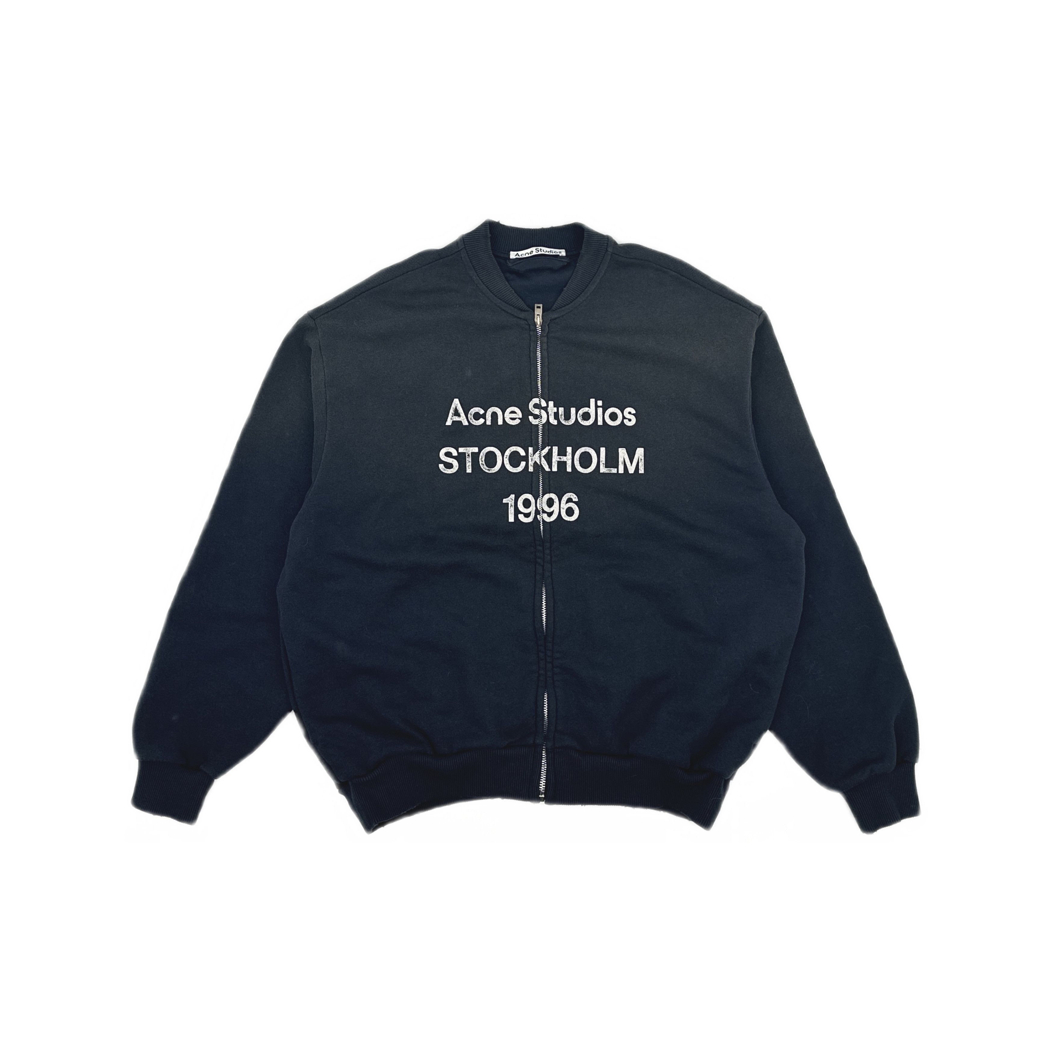 Acne Studios Acne Studios 1996 Faded Logo Bomber Jacket S Size US S / EU 44-46 / 1 - 2 Thumbnail