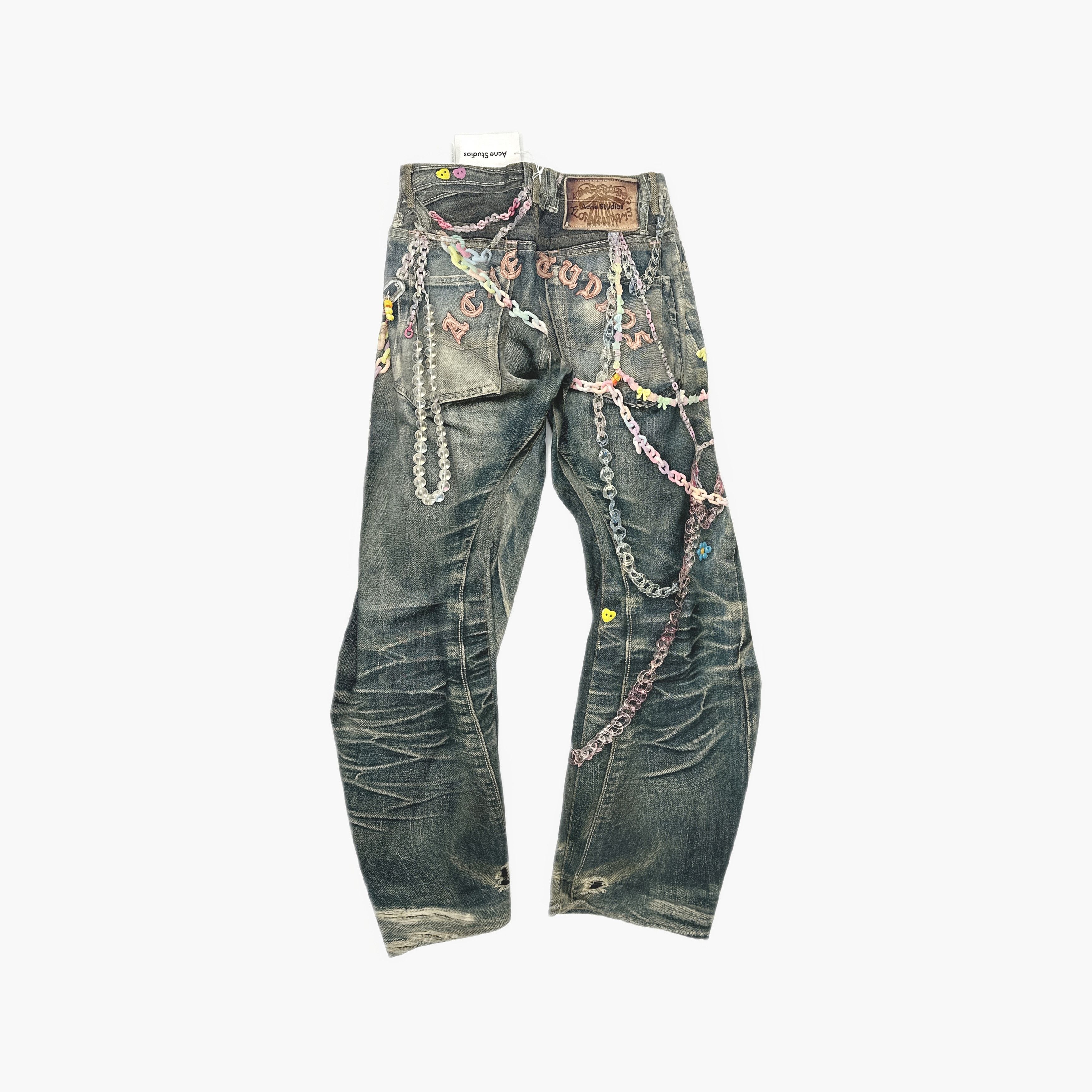 Acne Studios Acne Studios SS25 2006 Candy Chain Print Jeans 50 Size US 34 / EU 50 - 3 Thumbnail