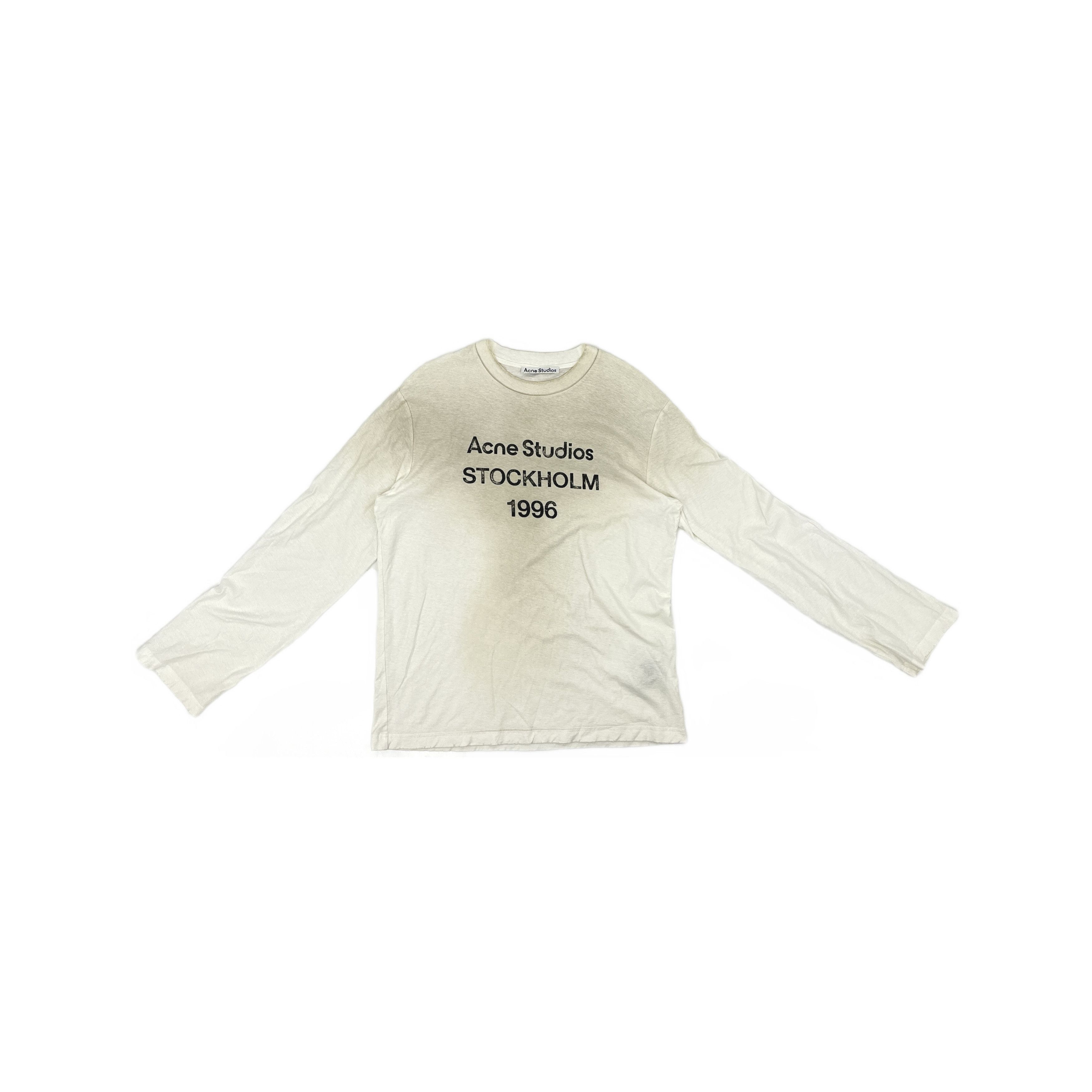 Acne Studios Acne Studios 1996 Logo Long Sleeve T-Shirt US XS Size US XS / EU 42 / 0 - 2 Thumbnail
