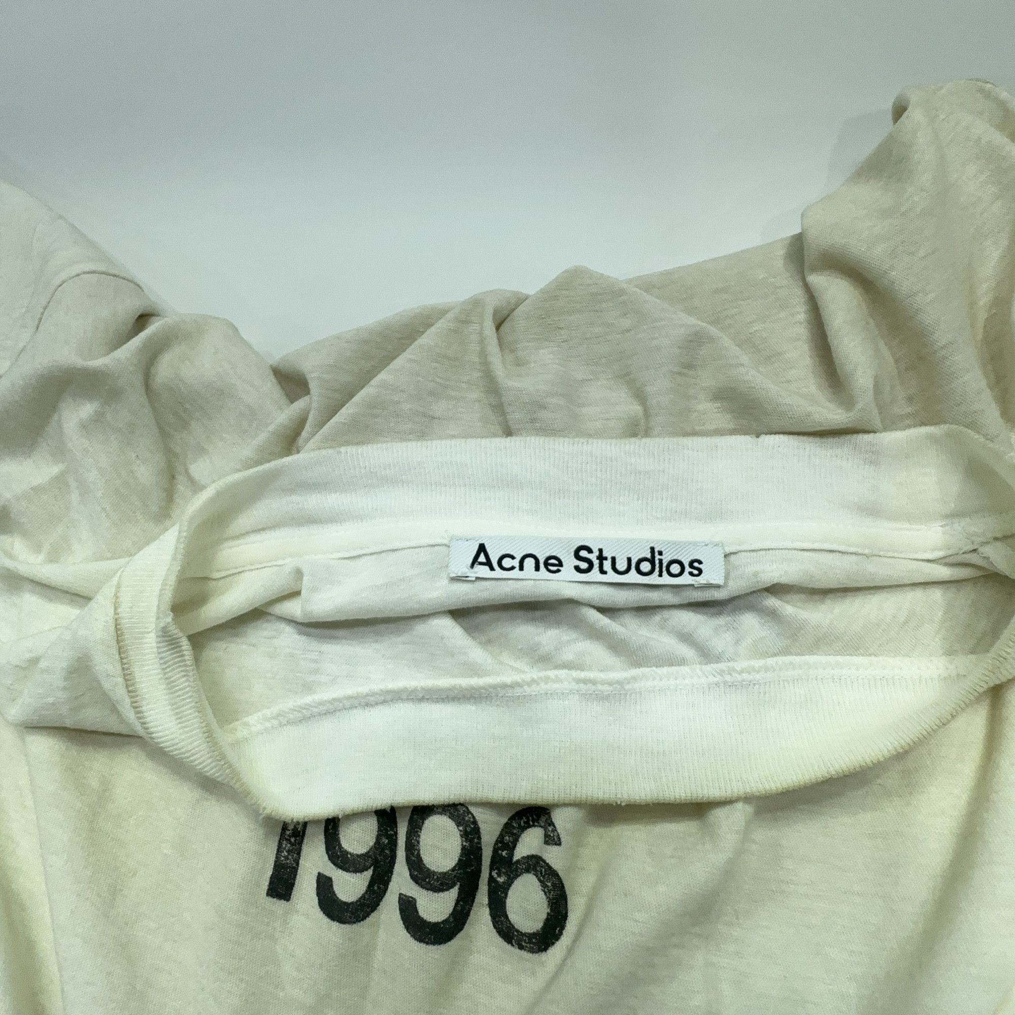 Acne Studios Acne Studios 1996 Logo Long Sleeve T-Shirt US XS Size US XS / EU 42 / 0 - 7 Thumbnail