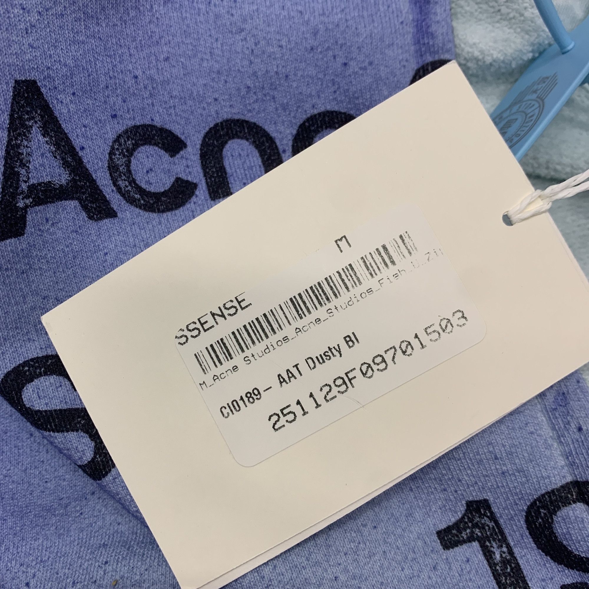 Acne Studios Acne Studios Faded 1996 Logo Bomber Sweatshirt Size M Size US M / EU 48-50 / 2 - 4 Thumbnail