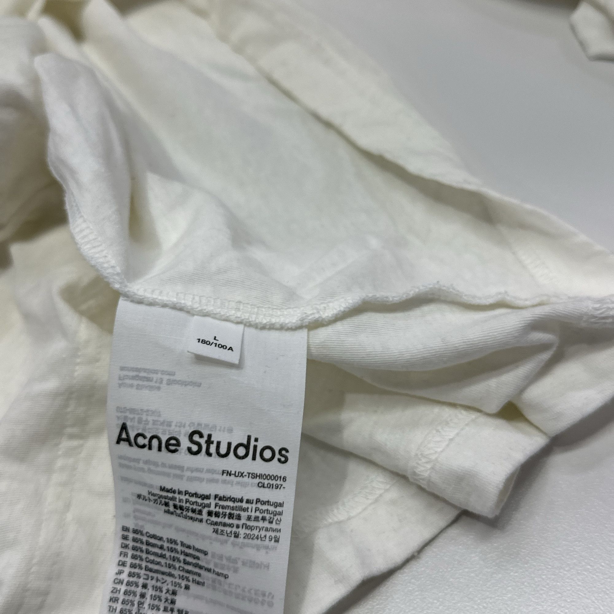 Acne Studios Acne Studios 1996 Distressed Long Sleeve T-Shirt L Size US L / EU 52-54 / 3 - 5 Thumbnail