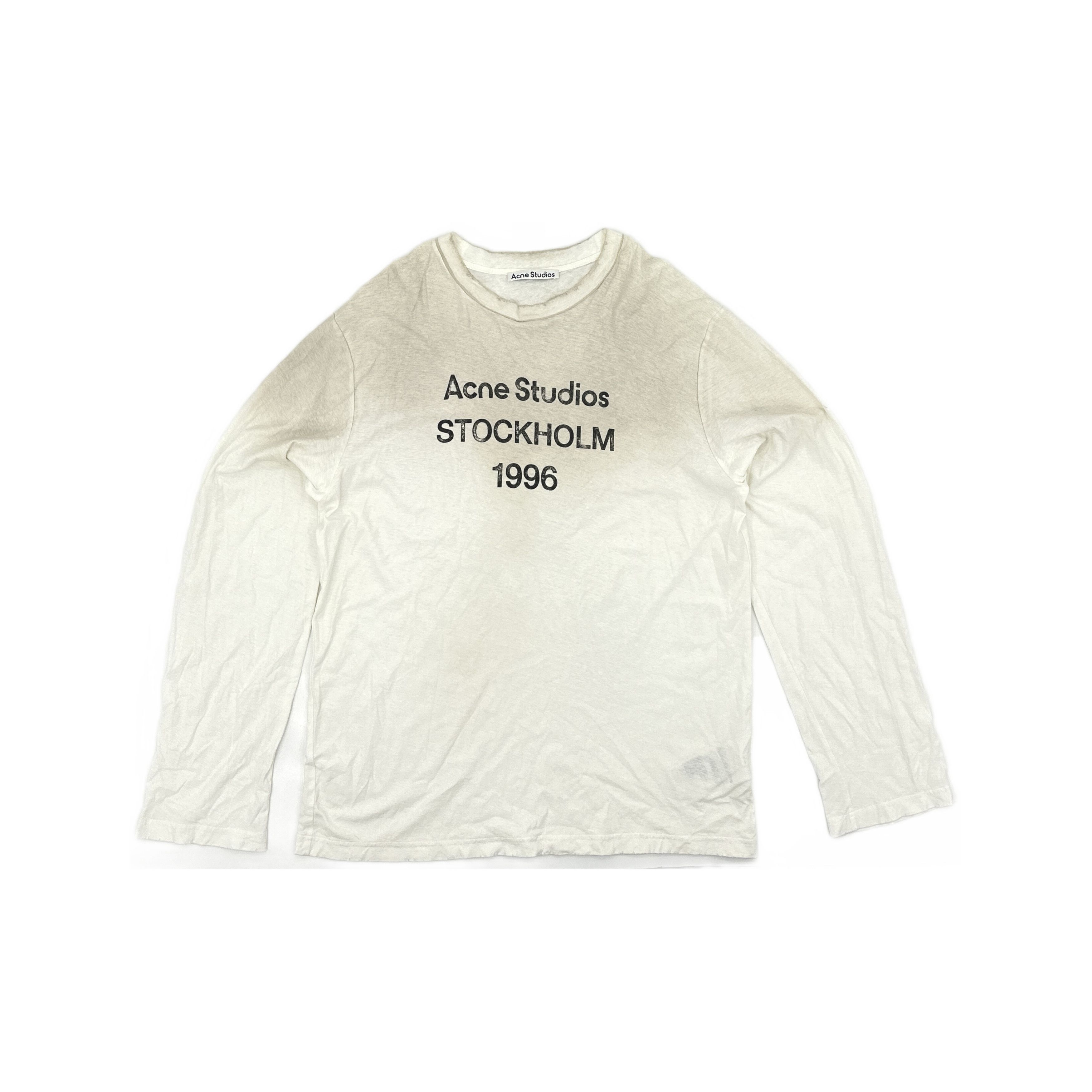 Acne Studios Acne Studios 1996 Distressed Long Sleeve T-Shirt L Size US L / EU 52-54 / 3 - 2 Thumbnail