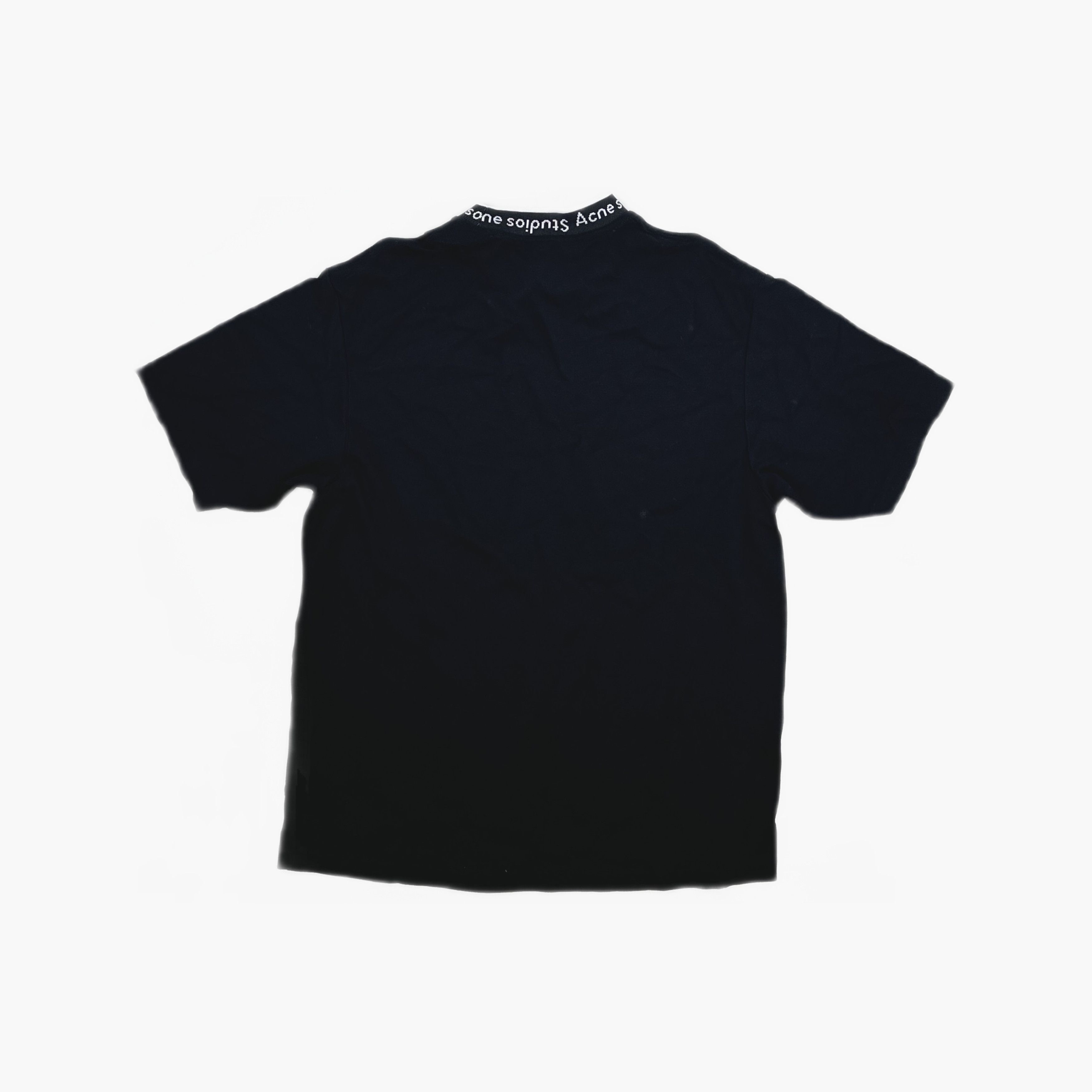 Acne Studios Acne Studios Logo Jacquard Neck T-Shirt Black S Size US S / EU 44-46 / 1 - 3 Thumbnail